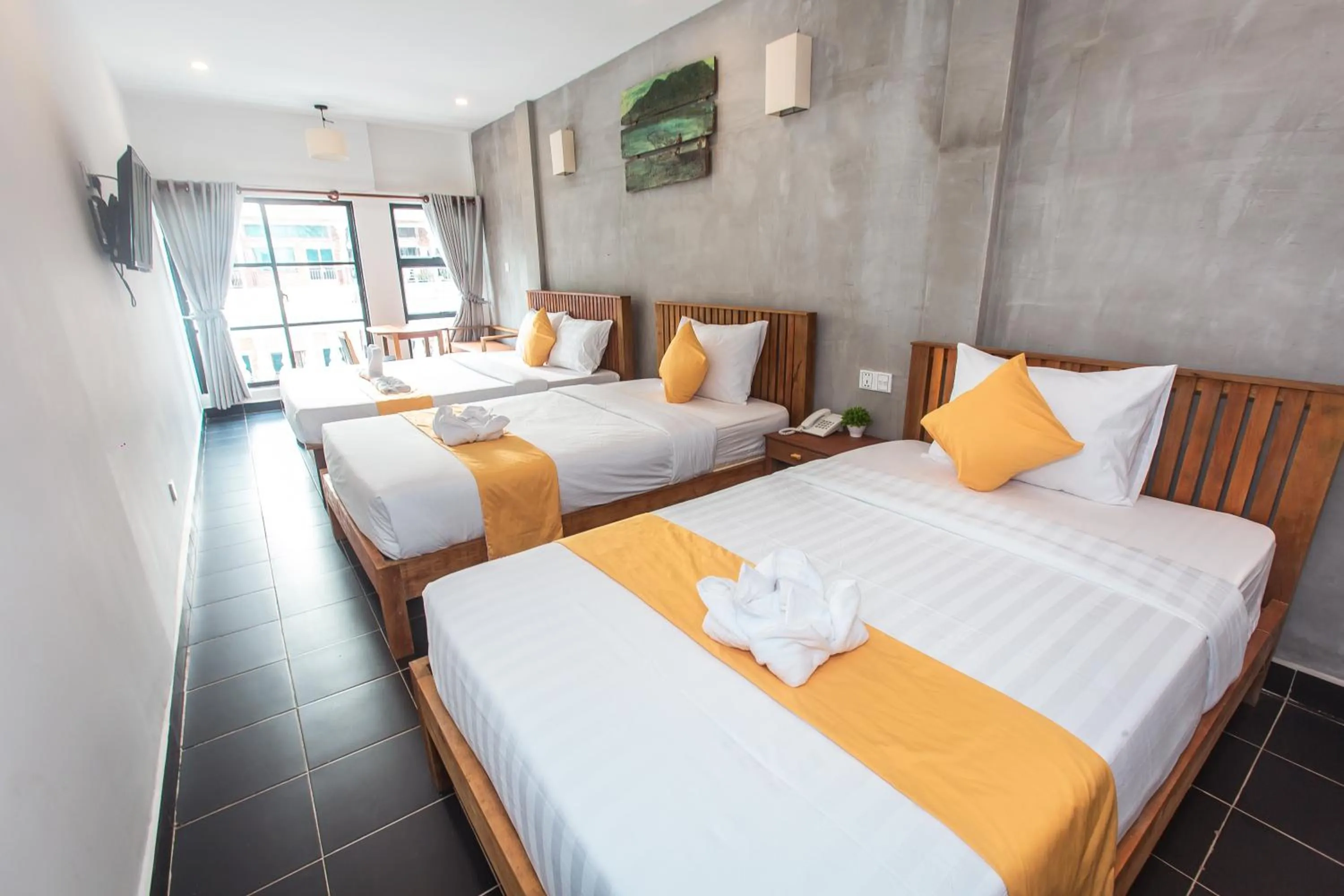 Bed in Grand Elevation Hotel