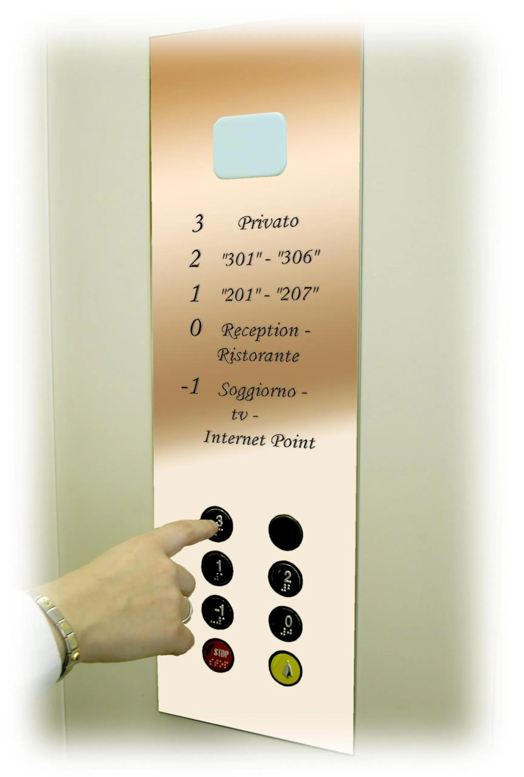 Decorative detail in New Automatic Villa Daniela