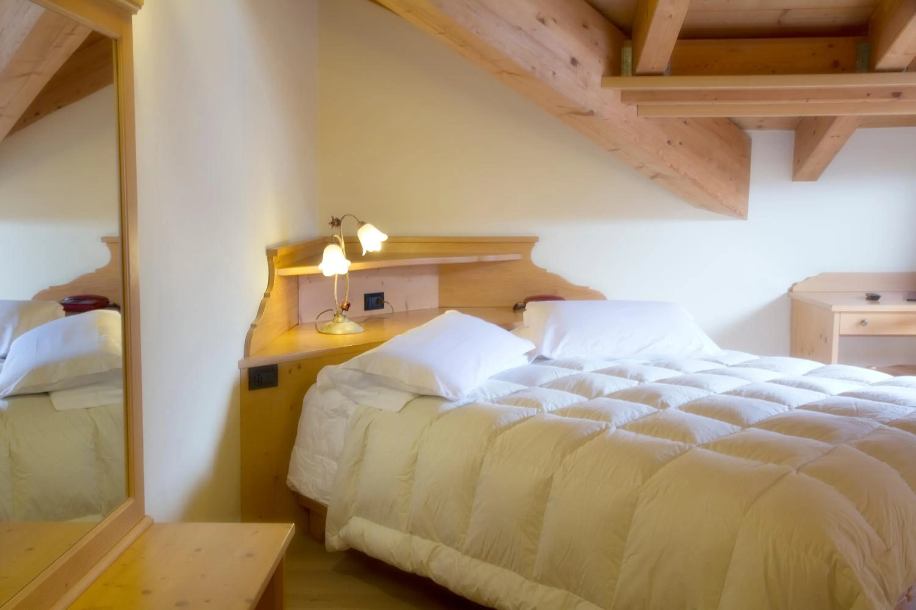 Bed in Hotel Michela