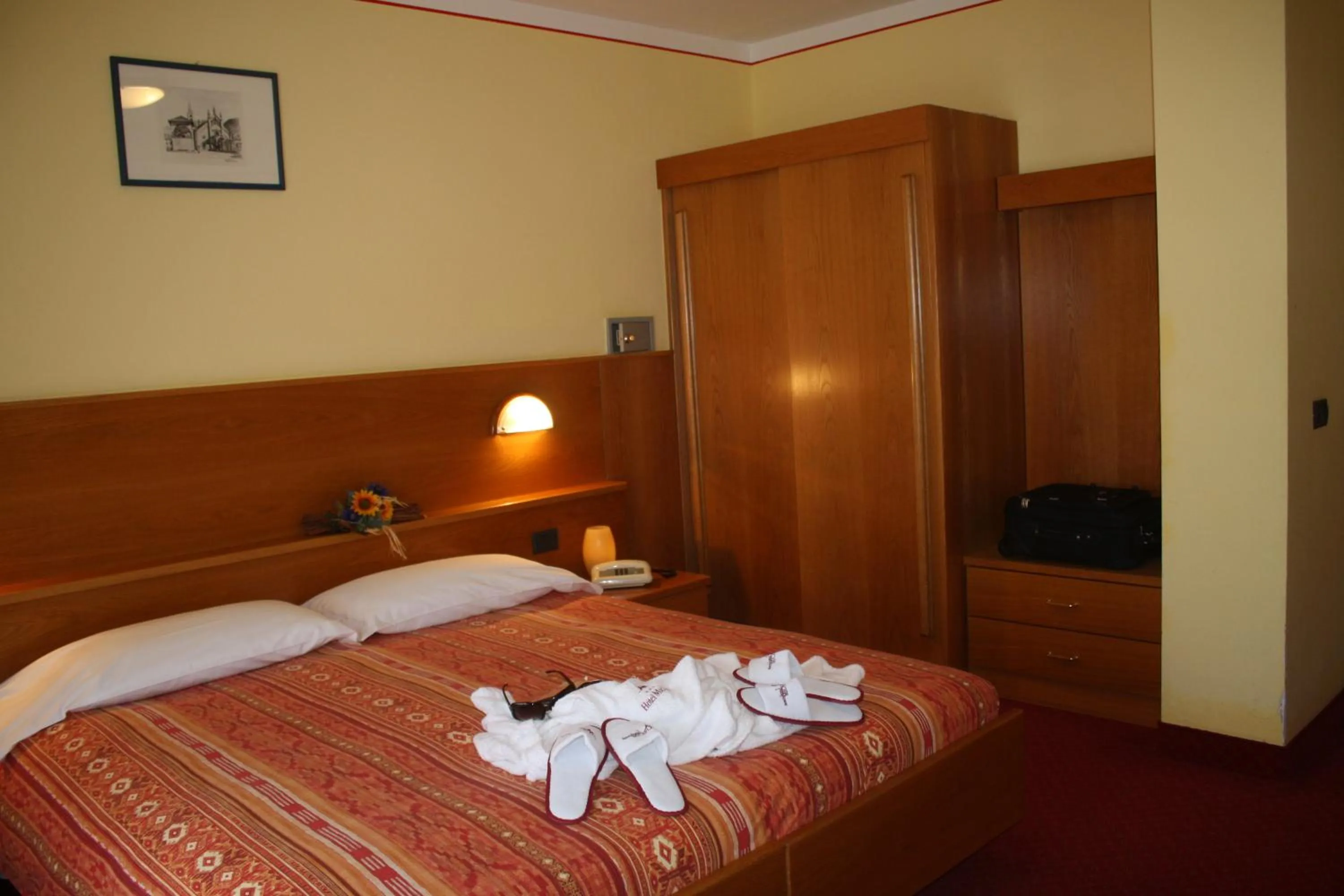 Bed in Hotel Michela