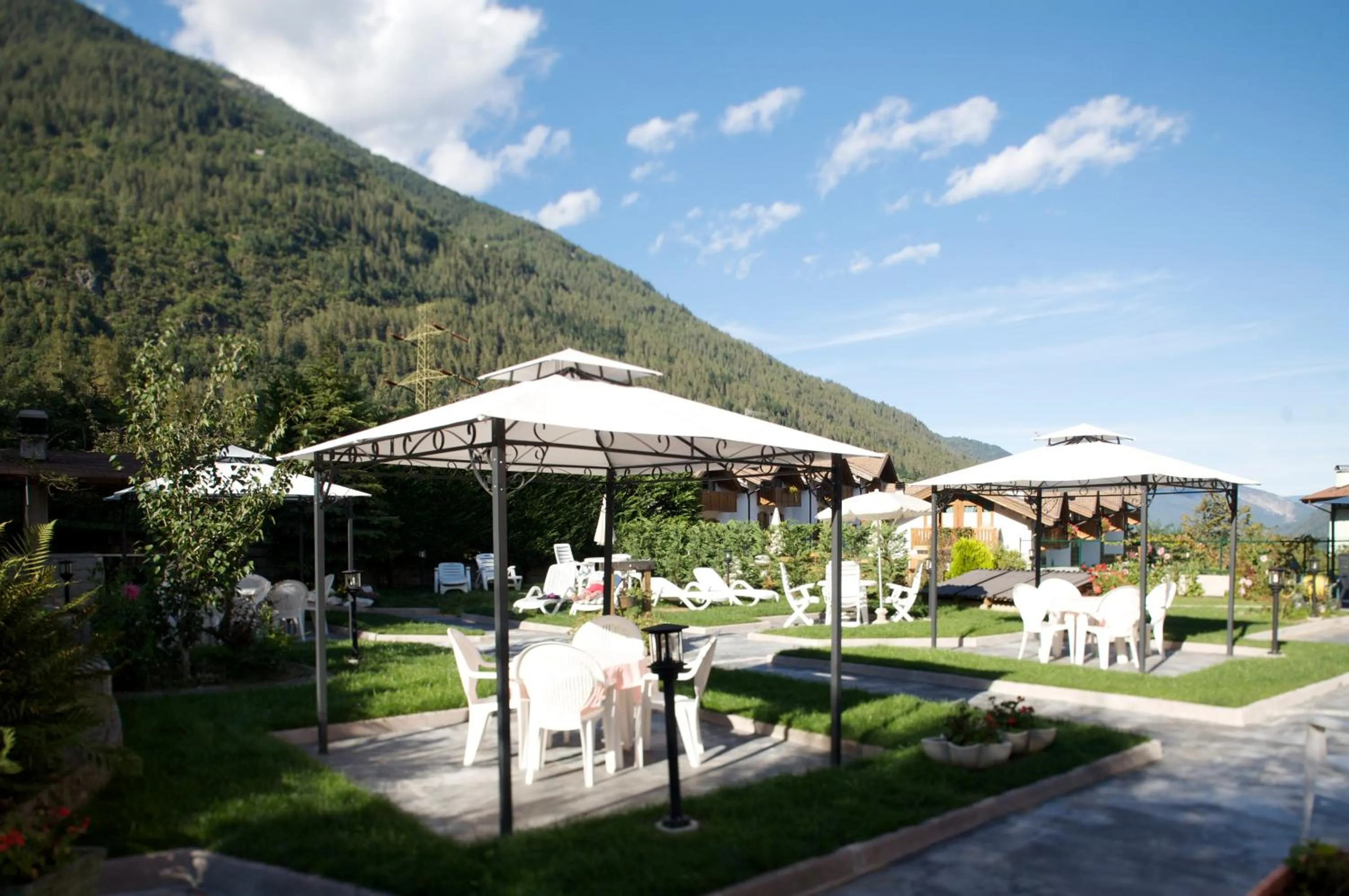 Garden view in Hotel Michela