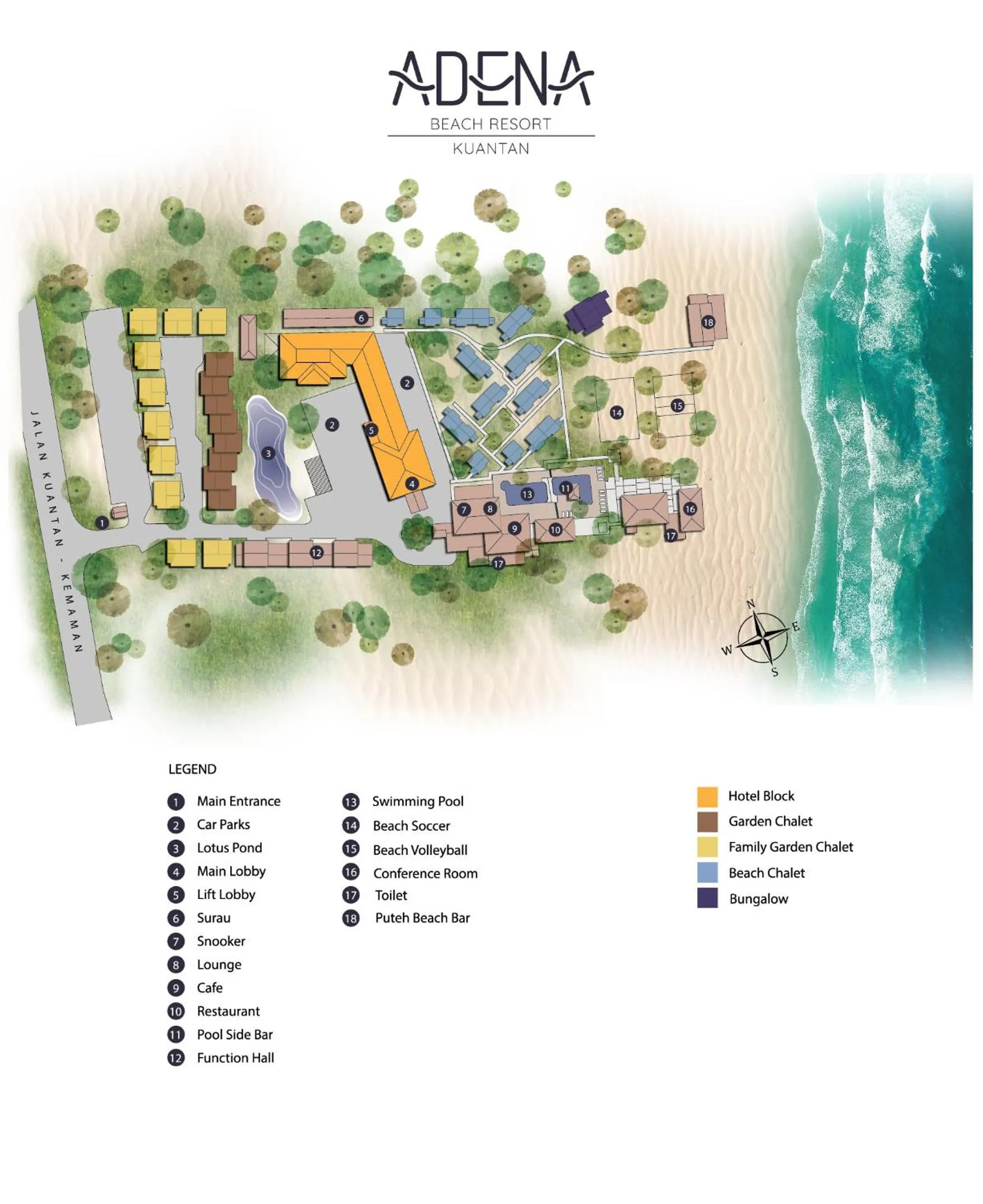 Floor plan in Adena Beach Resort