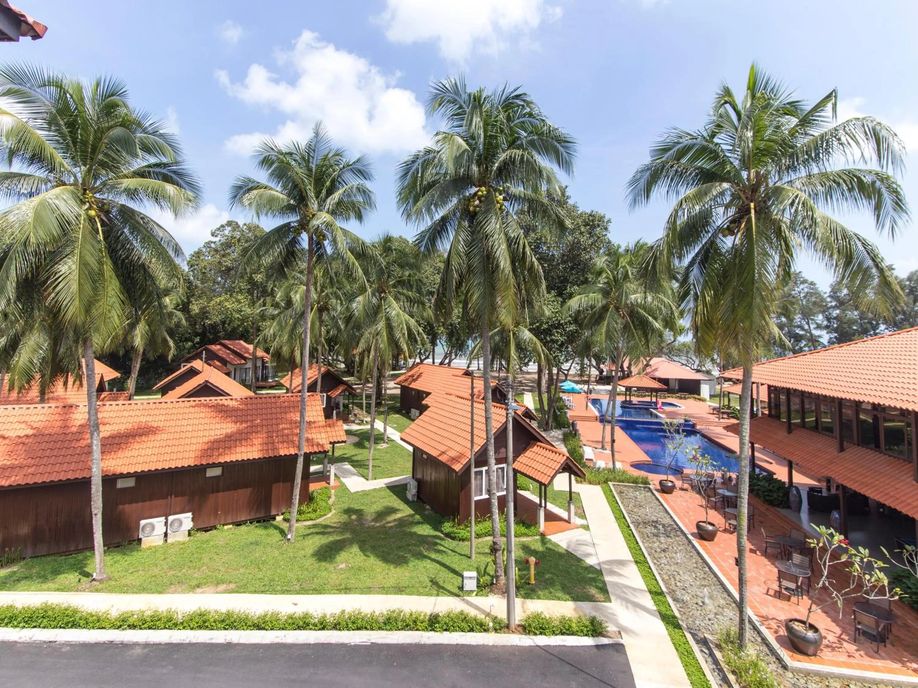 Facade/entrance in Adena Beach Resort