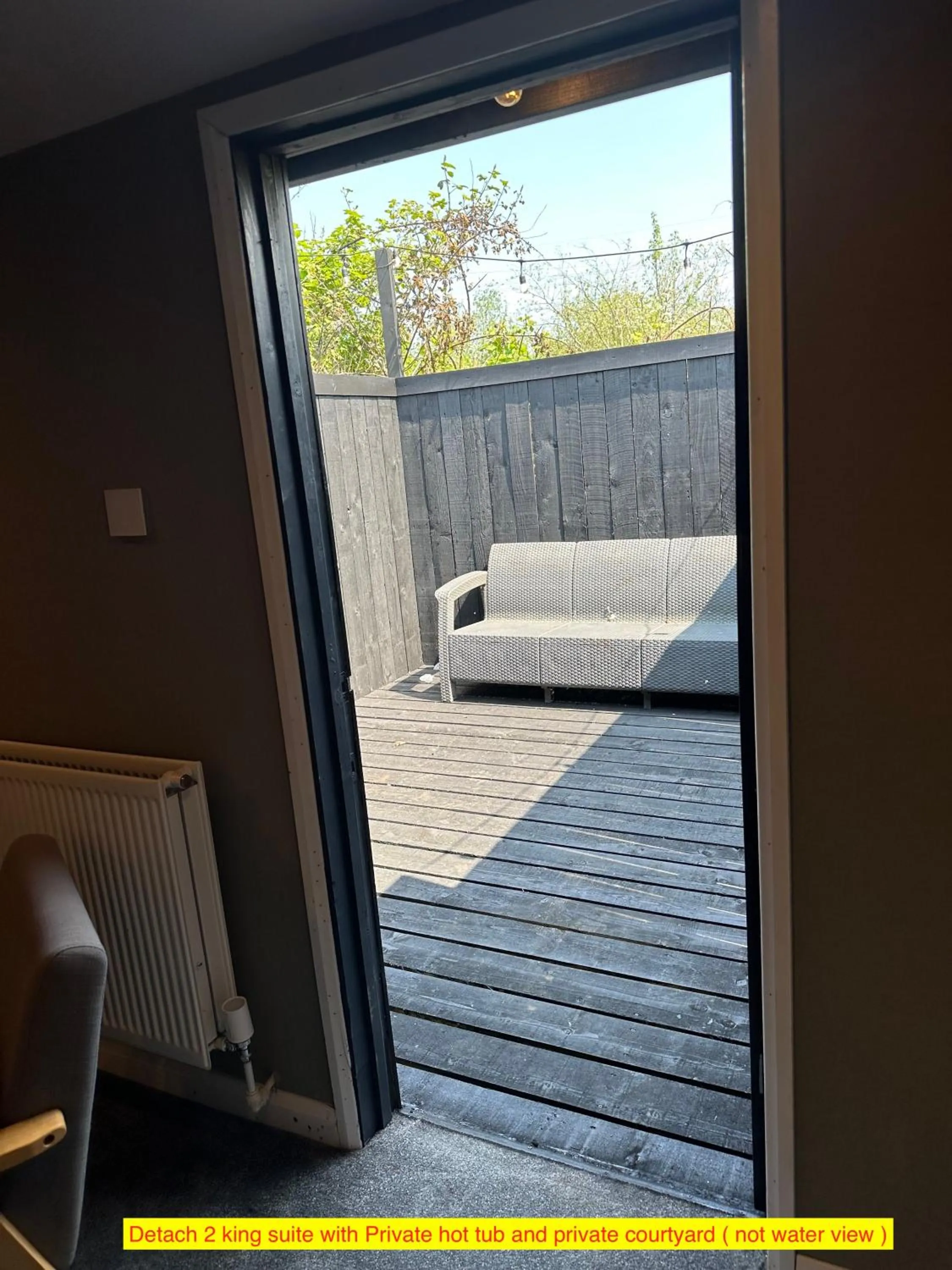 Inner courtyard view in TheWaterfrontLodges