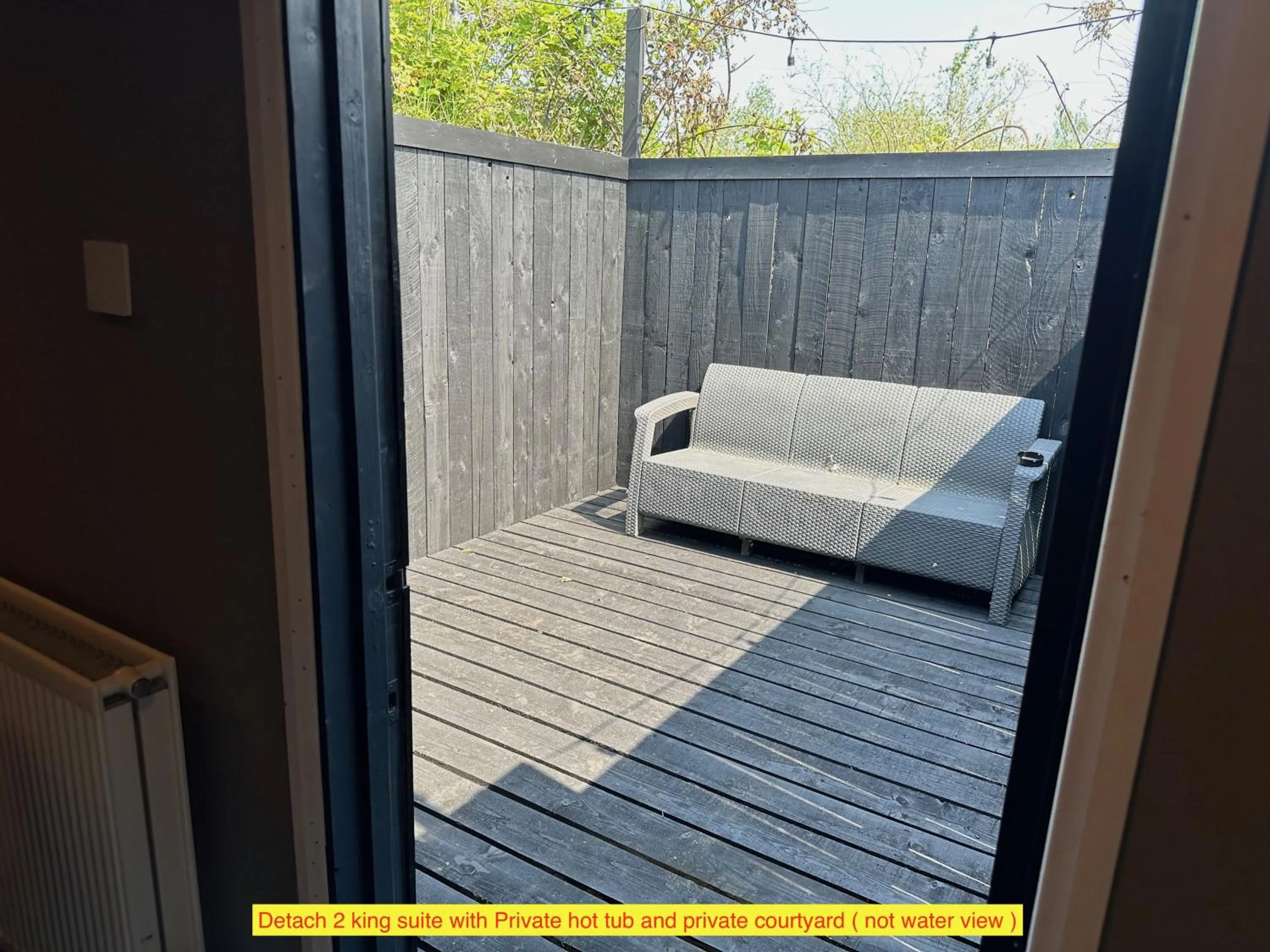 Inner courtyard view in TheWaterfrontLodges