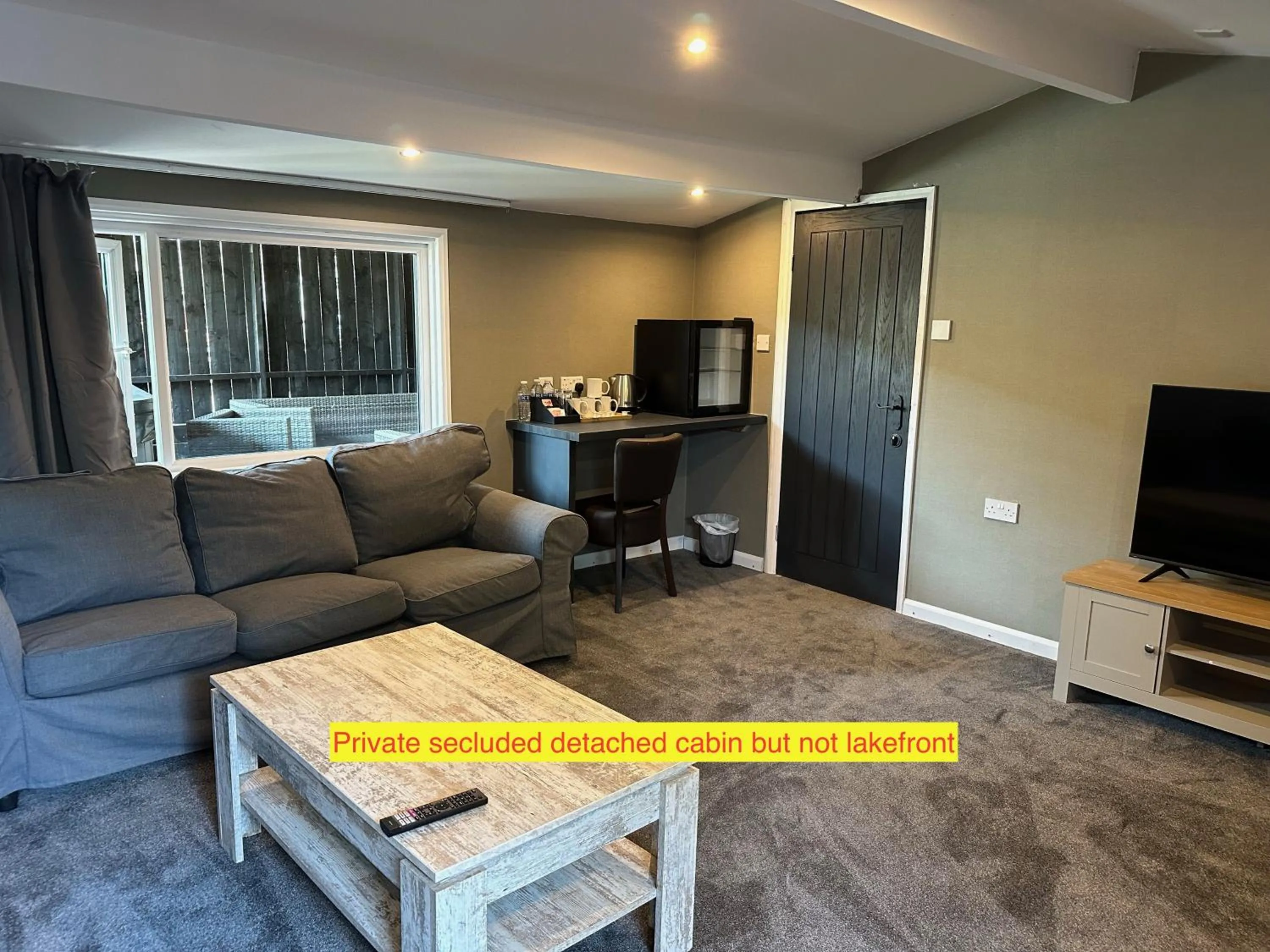 Living room in TheWaterfrontLodges