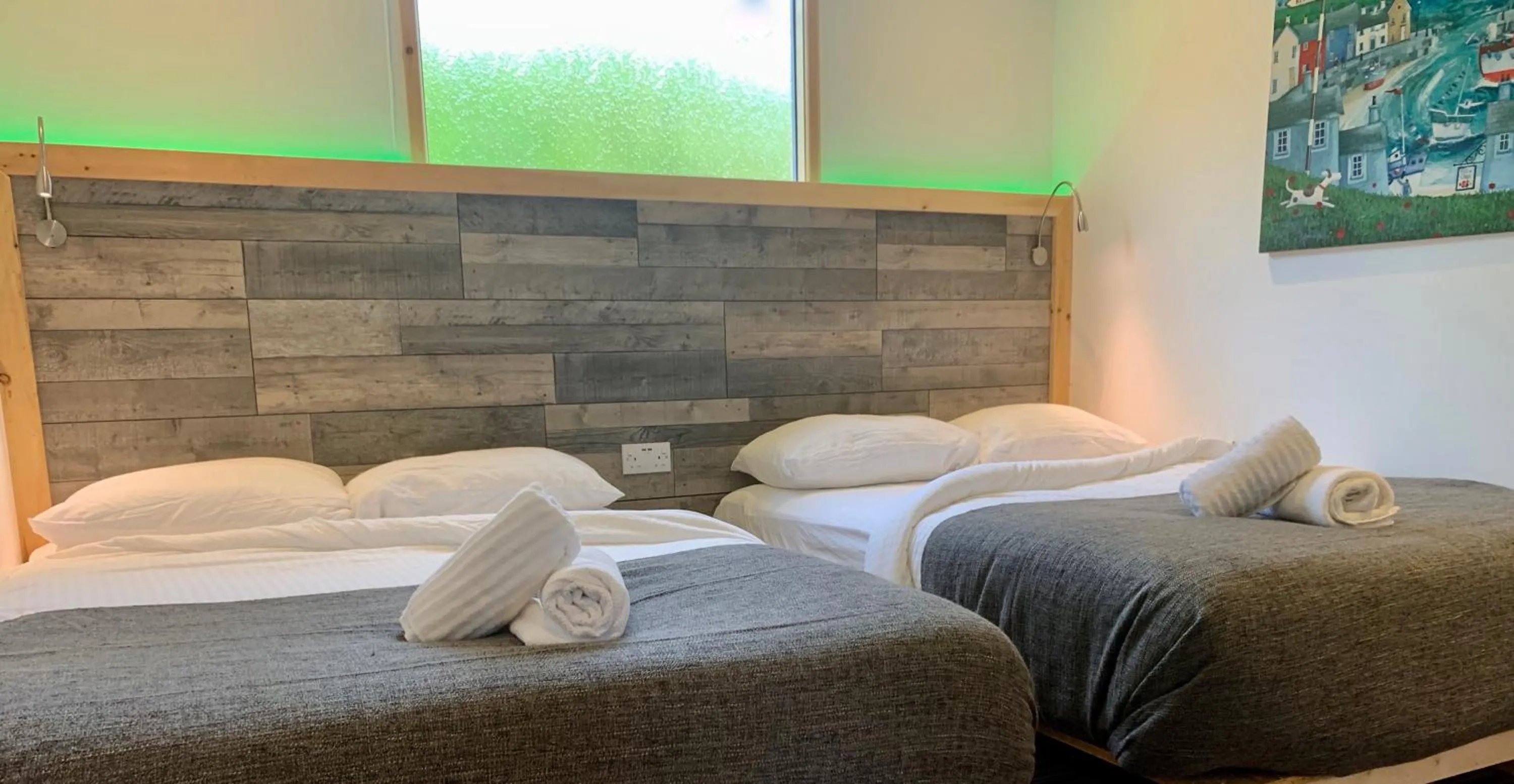 Bed in TheWaterfrontLodges