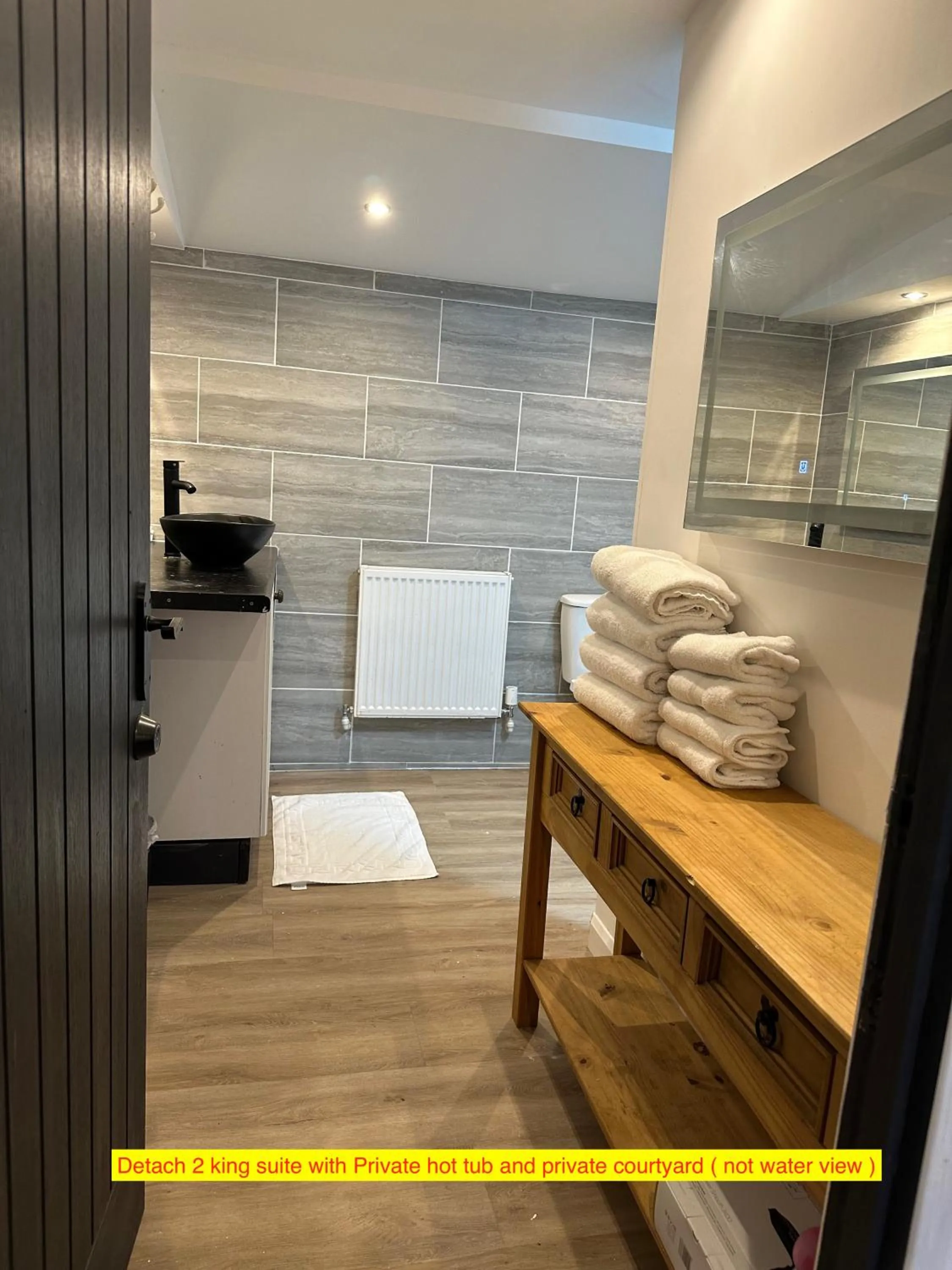 Bathroom in TheWaterfrontLodges