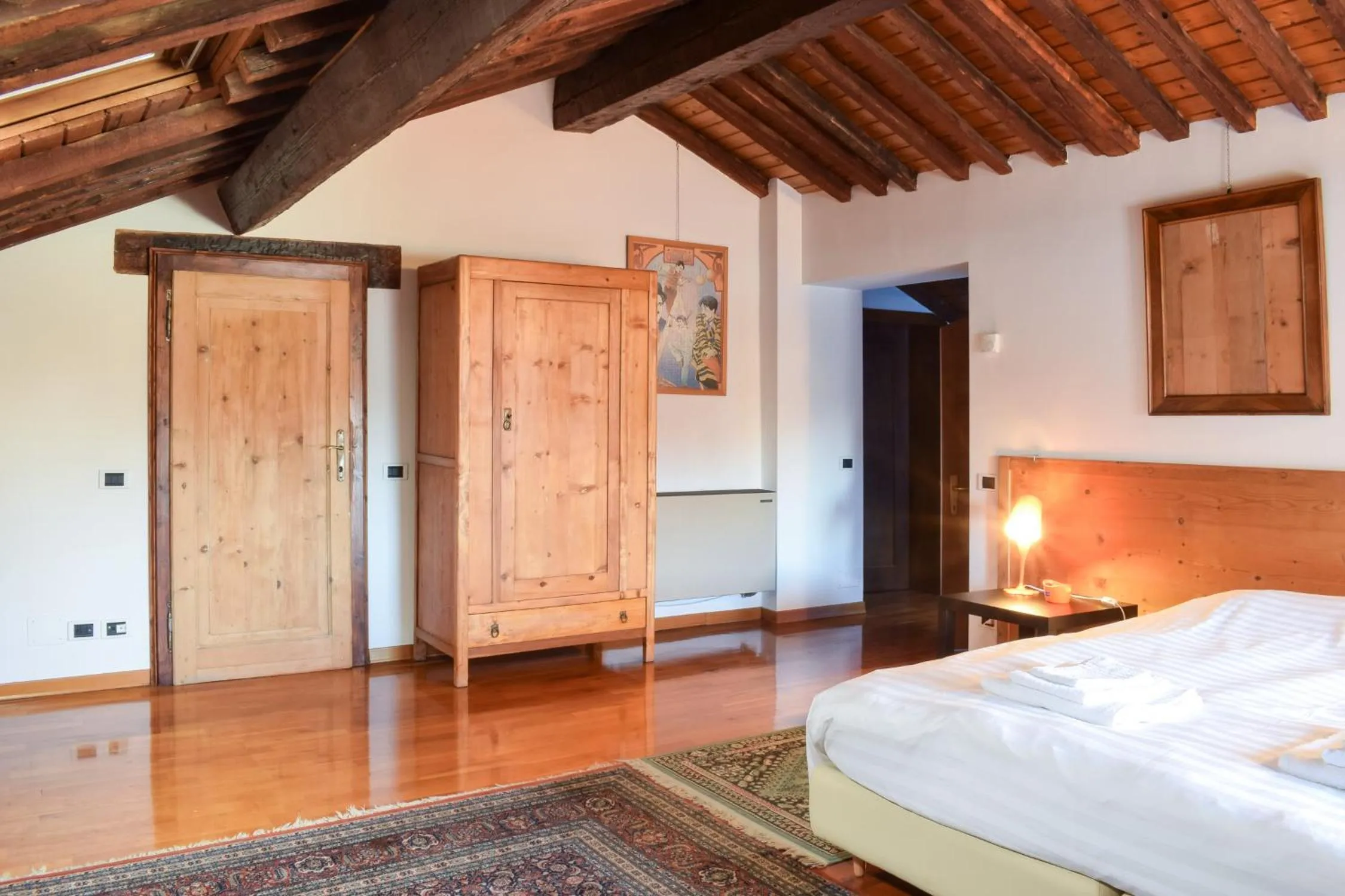 Bedroom, Bed in Palazzo Raspanti