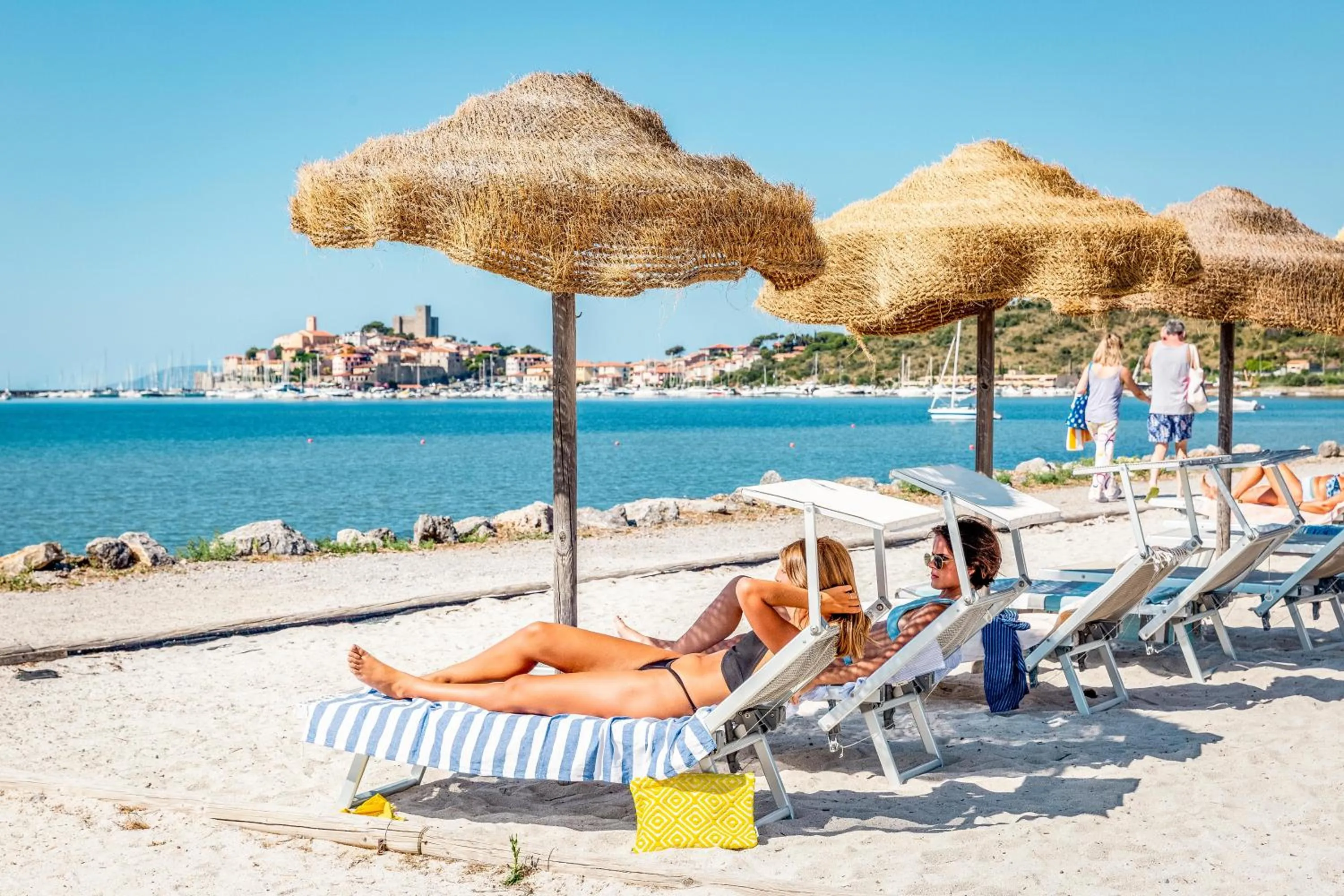 Beach in Gitavillage Talamone