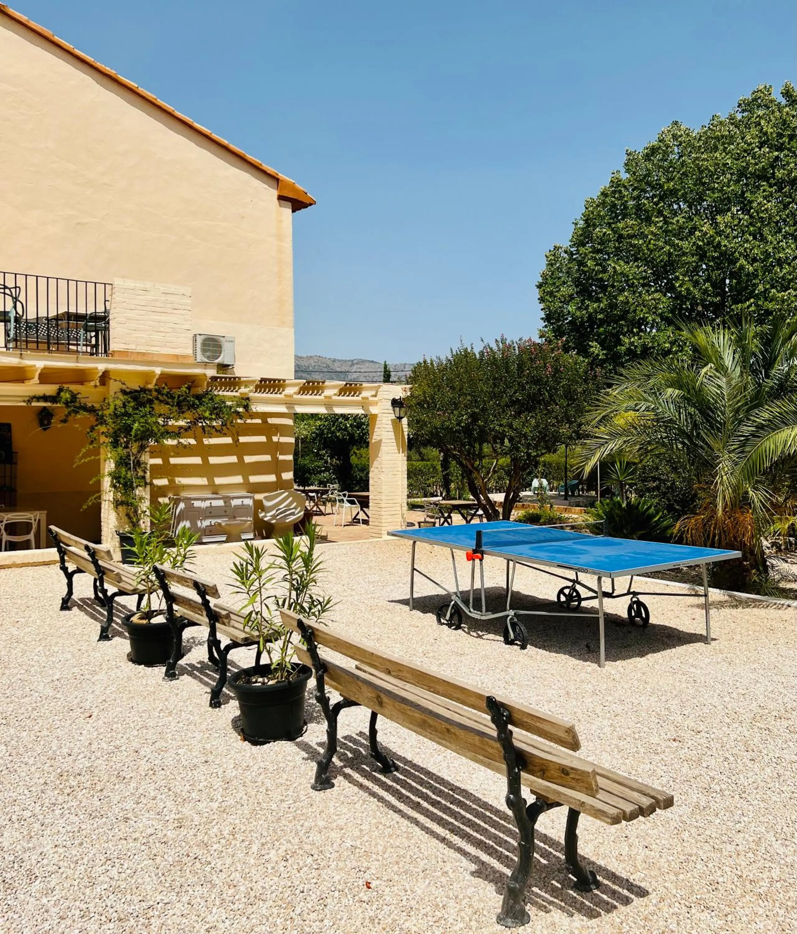 Table tennis in Casa de Los Lirios
