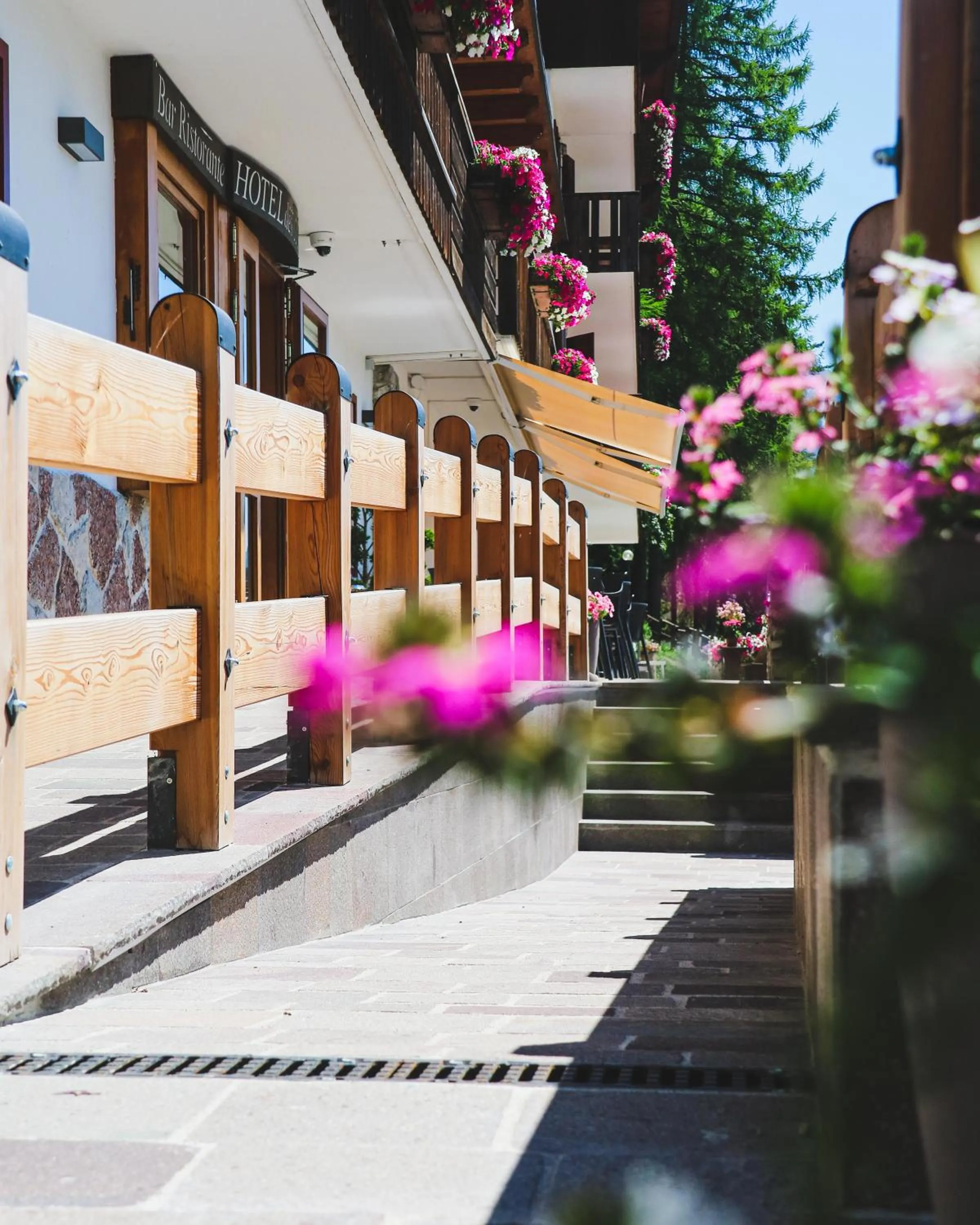 Property building in Hotel Des Alpes