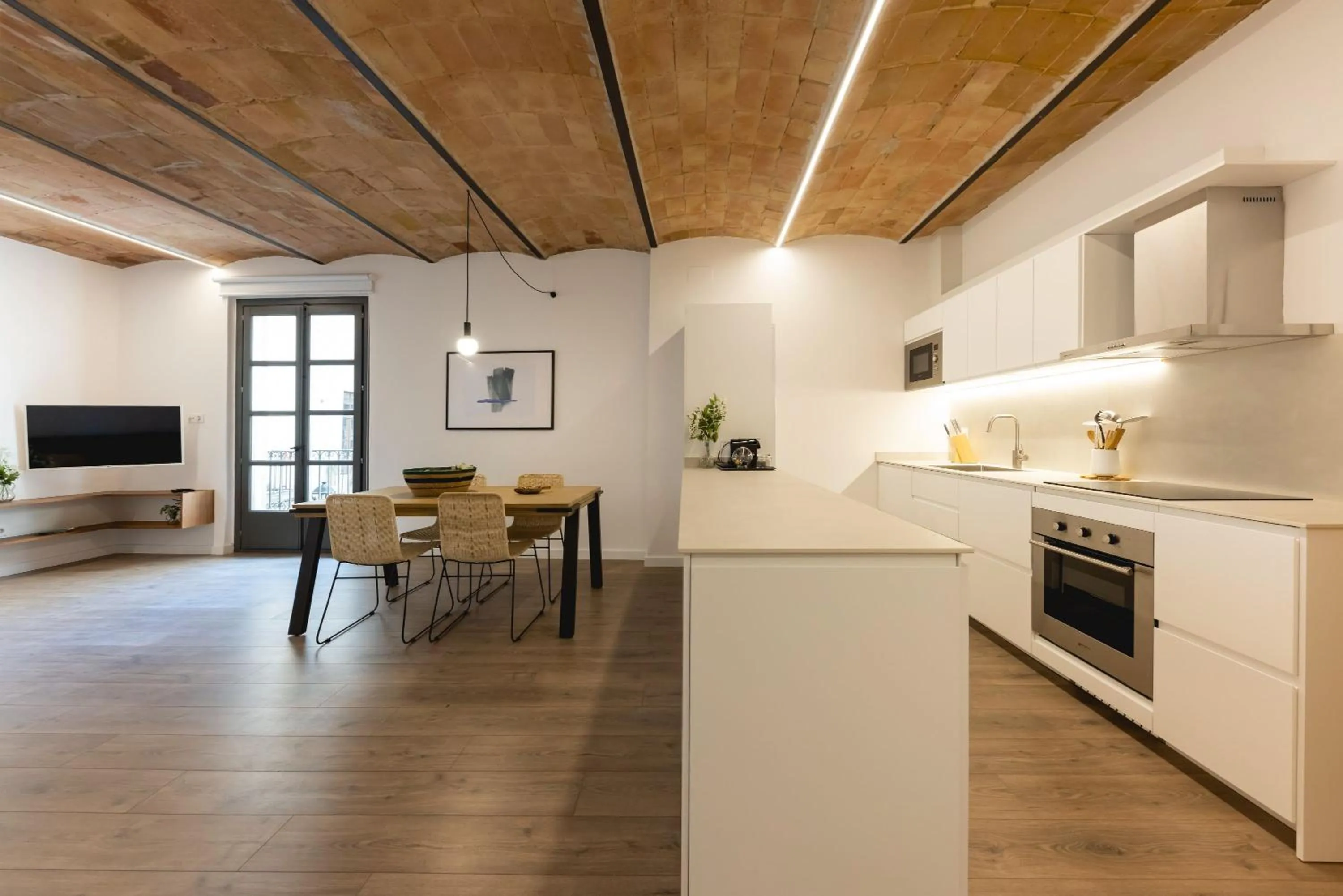 Kitchen or kitchenette in Bravissimo Cort Reial Entresol B