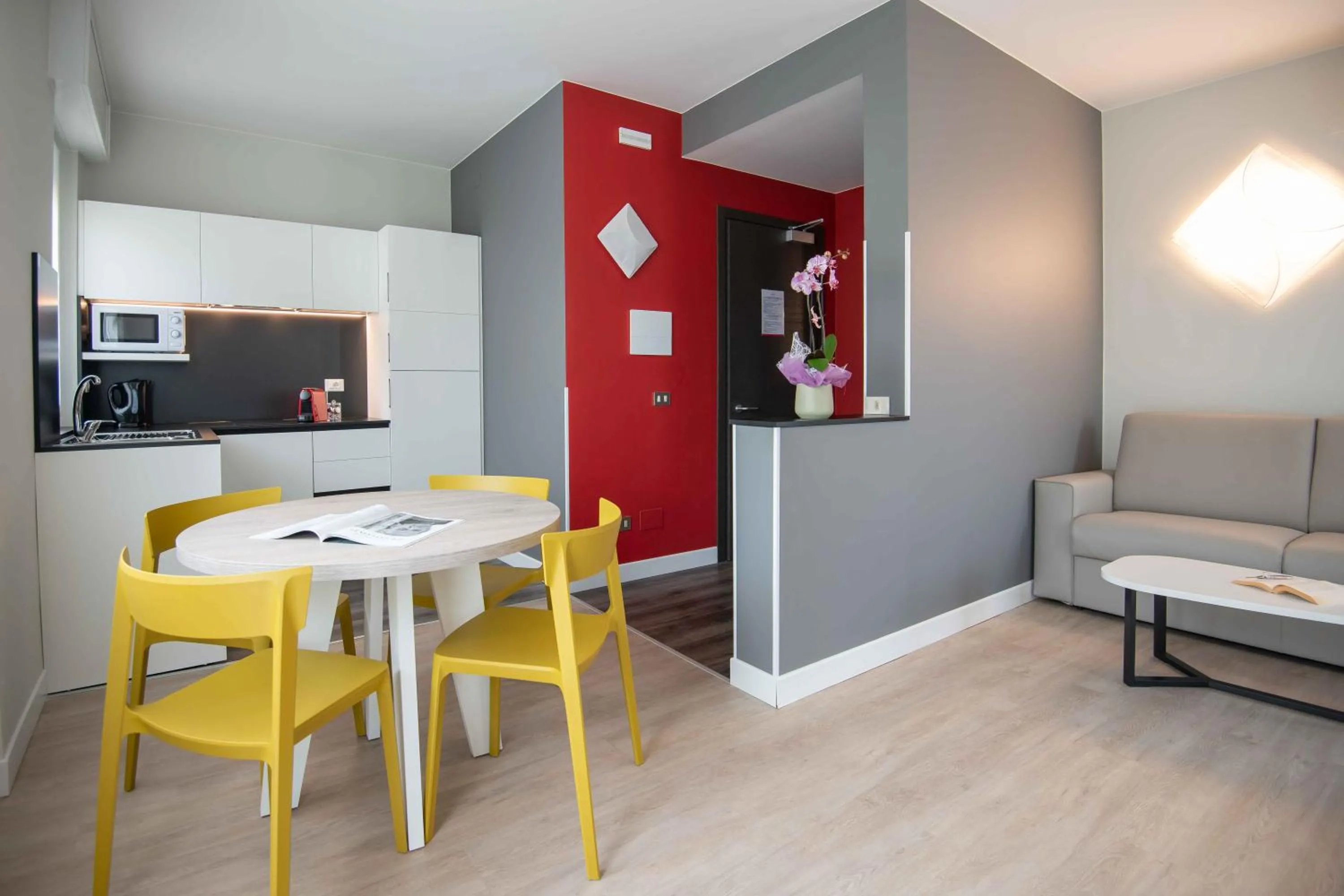 Kitchen or kitchenette in Residence Il Melograno