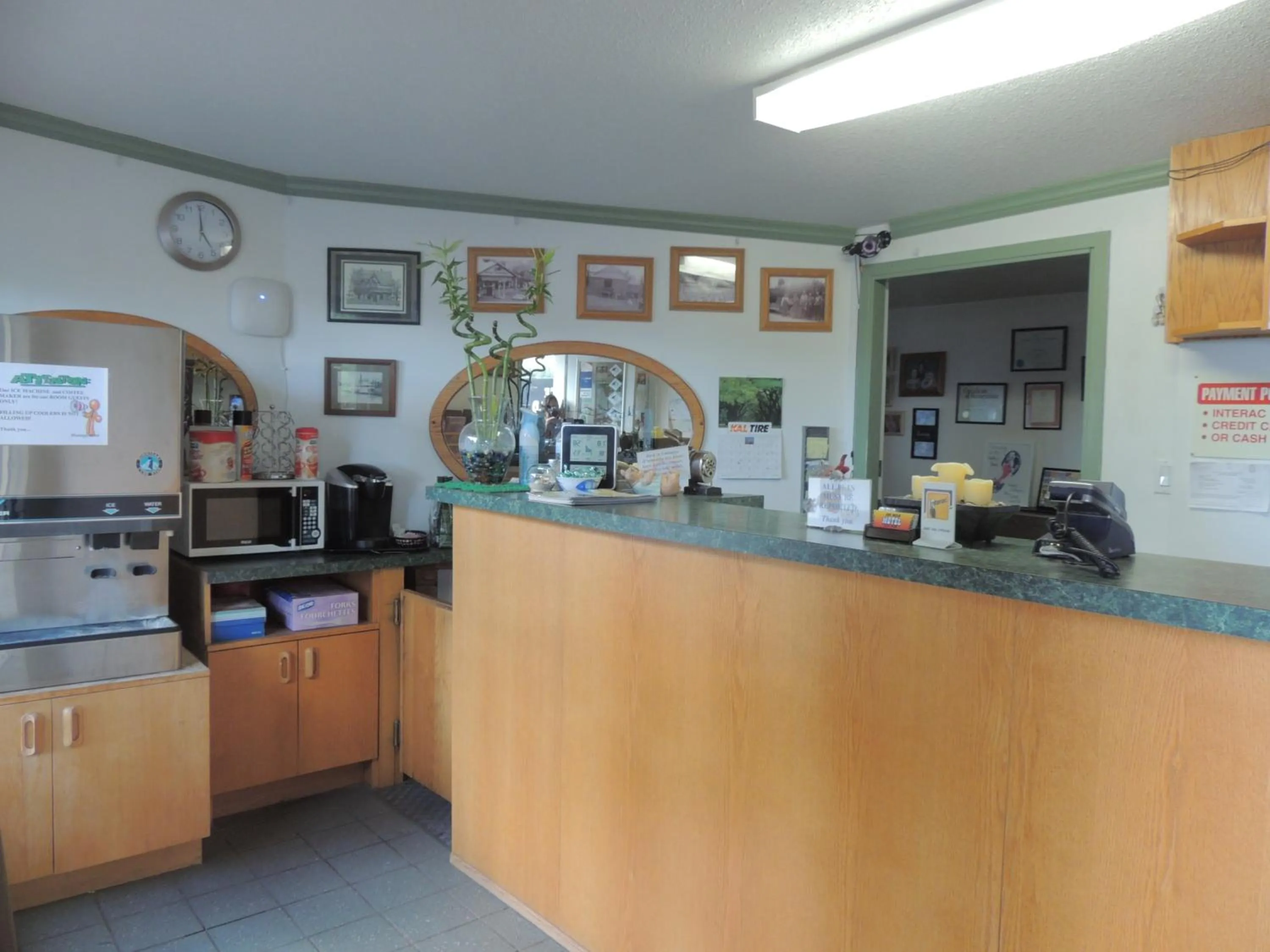 Facade/entrance in 100 Mile Motel & RV Park