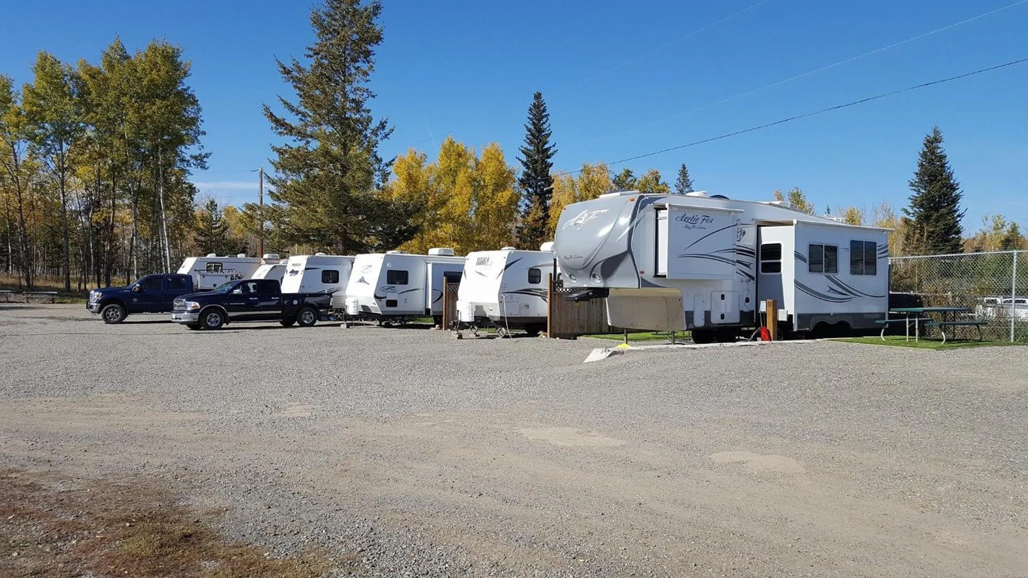 Facade/entrance in 100 Mile Motel & RV Park