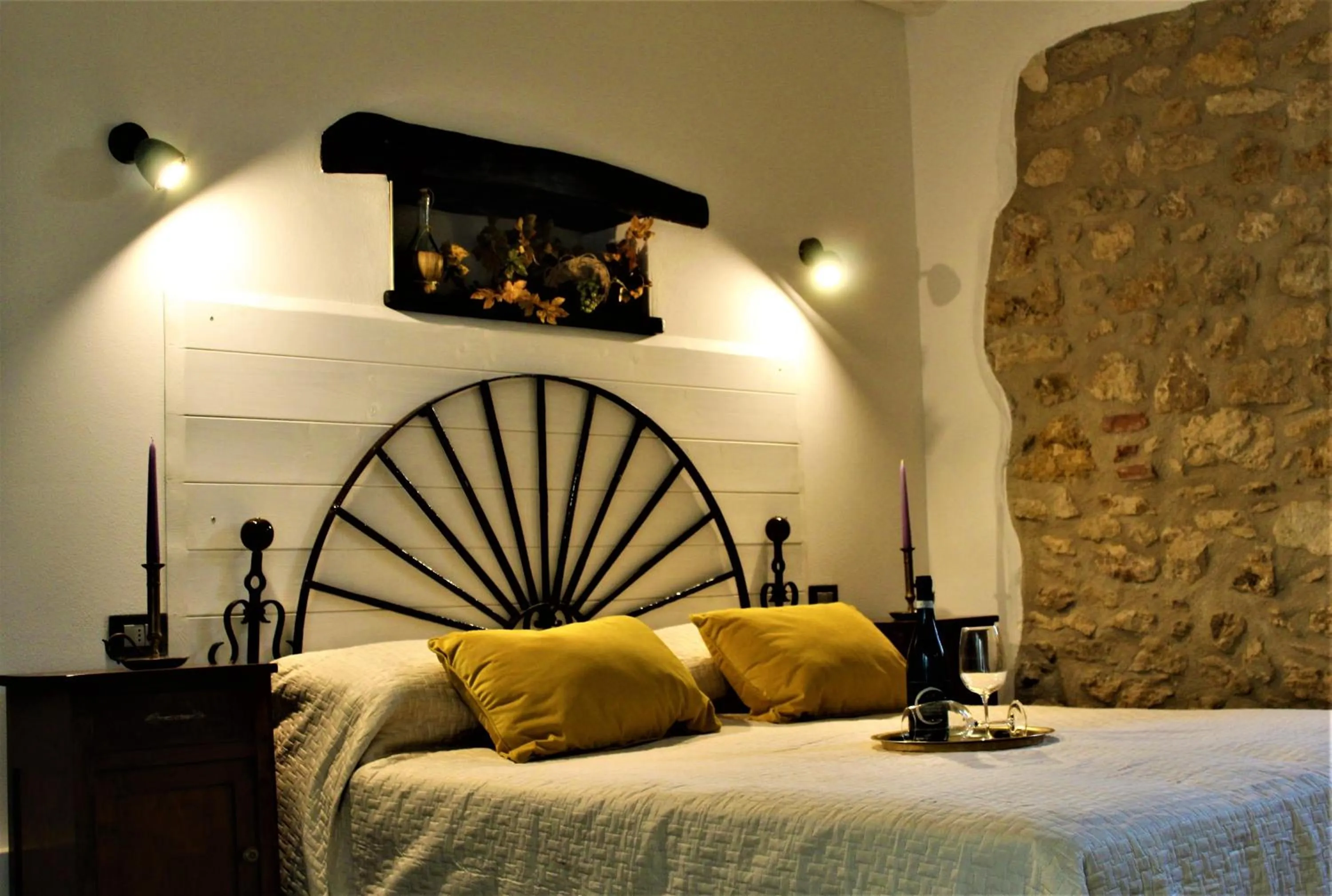 Bed in B&B Arco di Vino