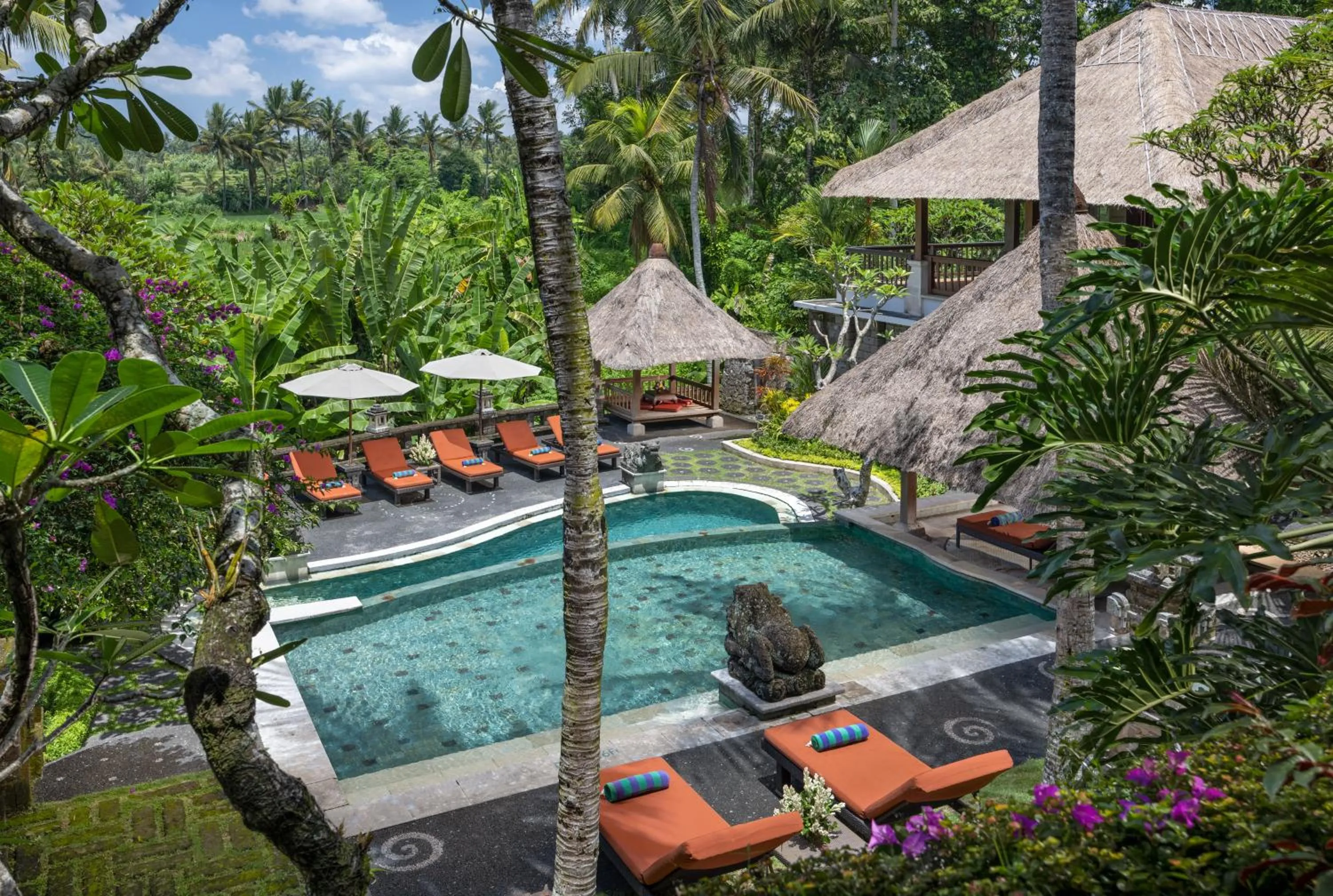 Property building in Kori Ubud Resort, Restaurant & Spa