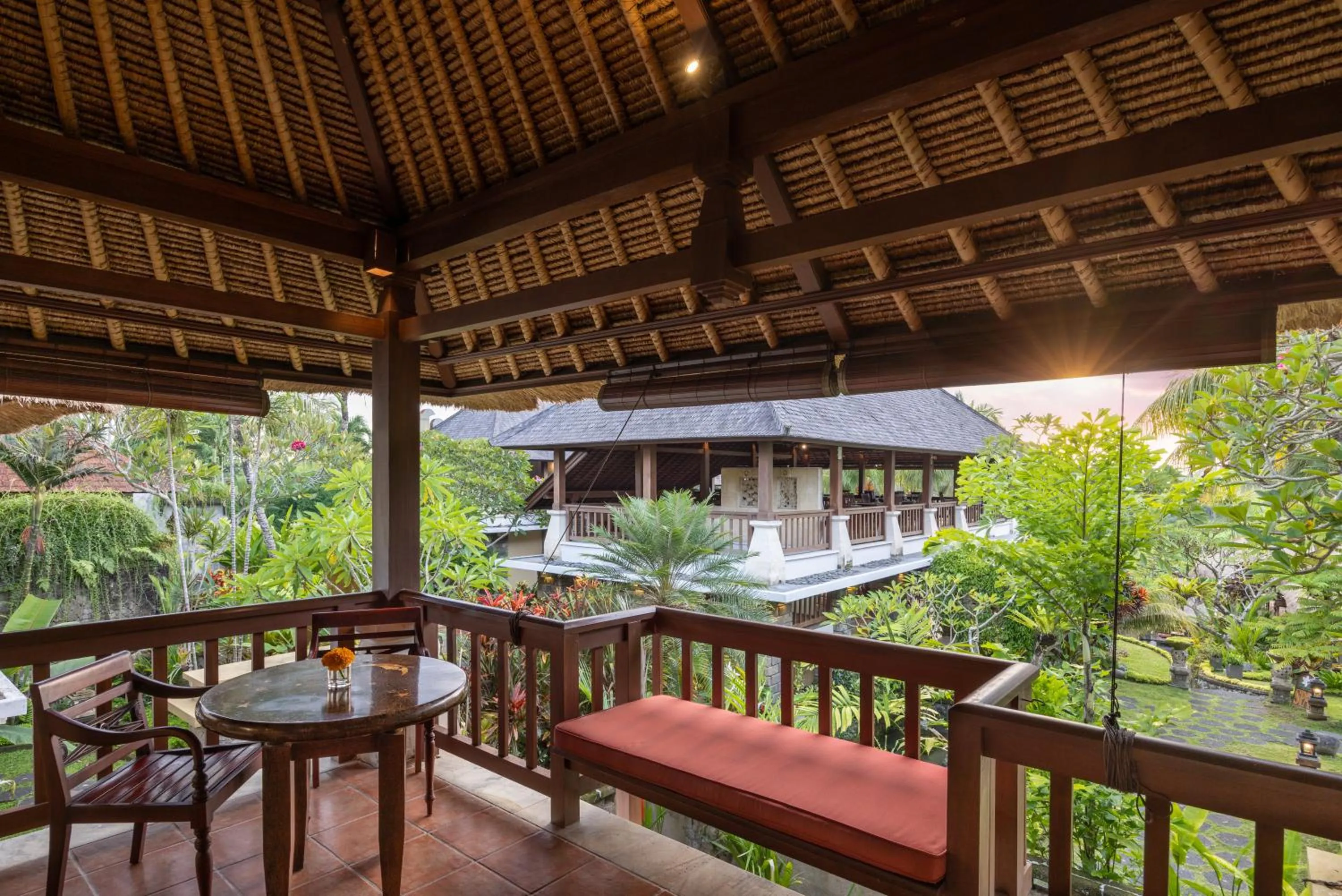 Balcony/Terrace in Kori Ubud Resort, Restaurant & Spa