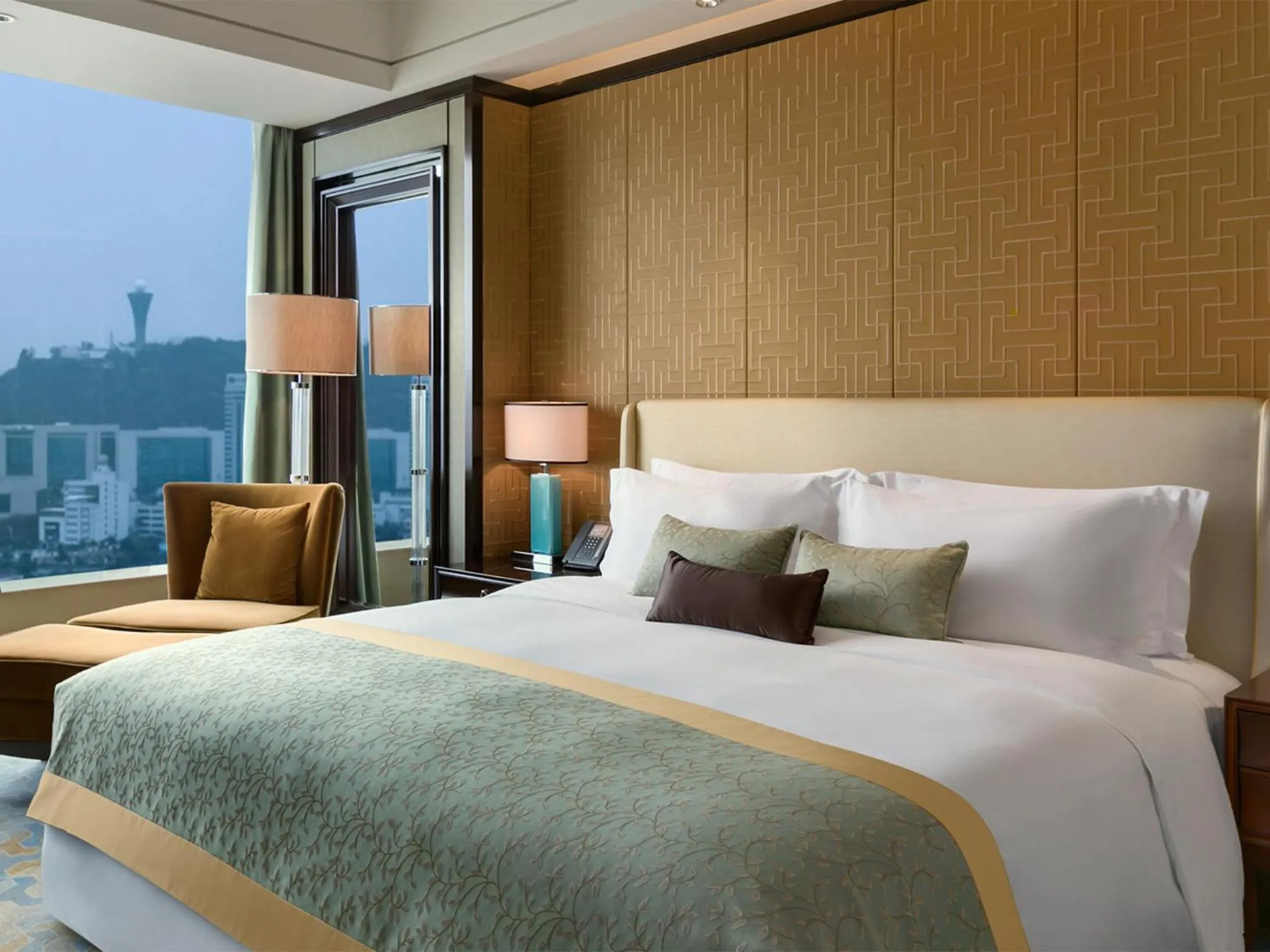 Bed in Kempinski Hotel Xiamen