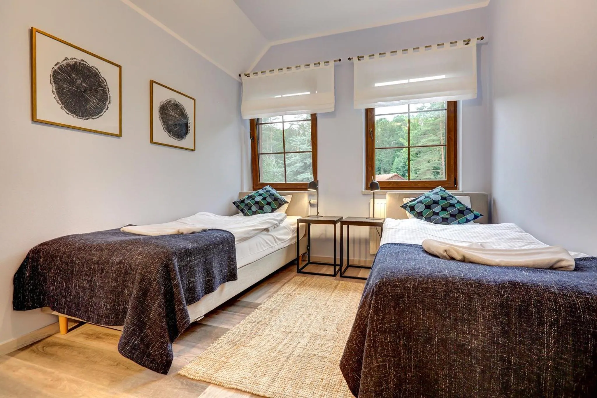 Bedroom, Bed in POD DEBEM Kompleks Zeglarsko-Rekreacyjny