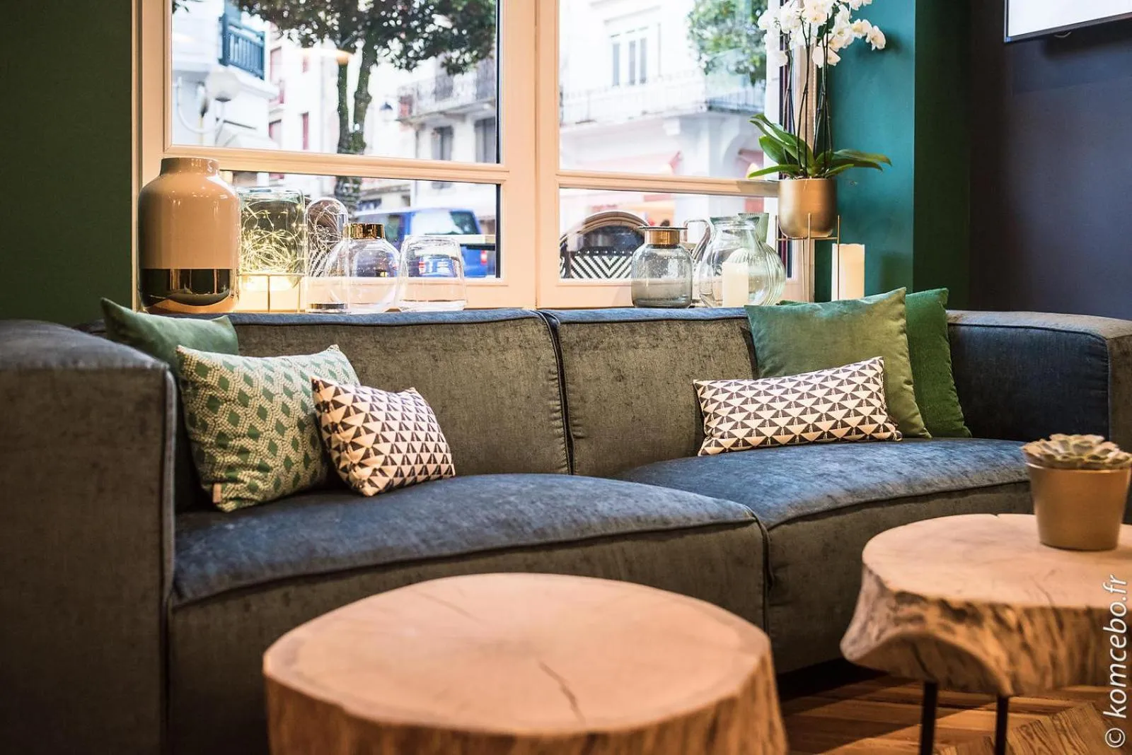 Living room in MADISON Saint Jean de Luz - Handwritten Collection