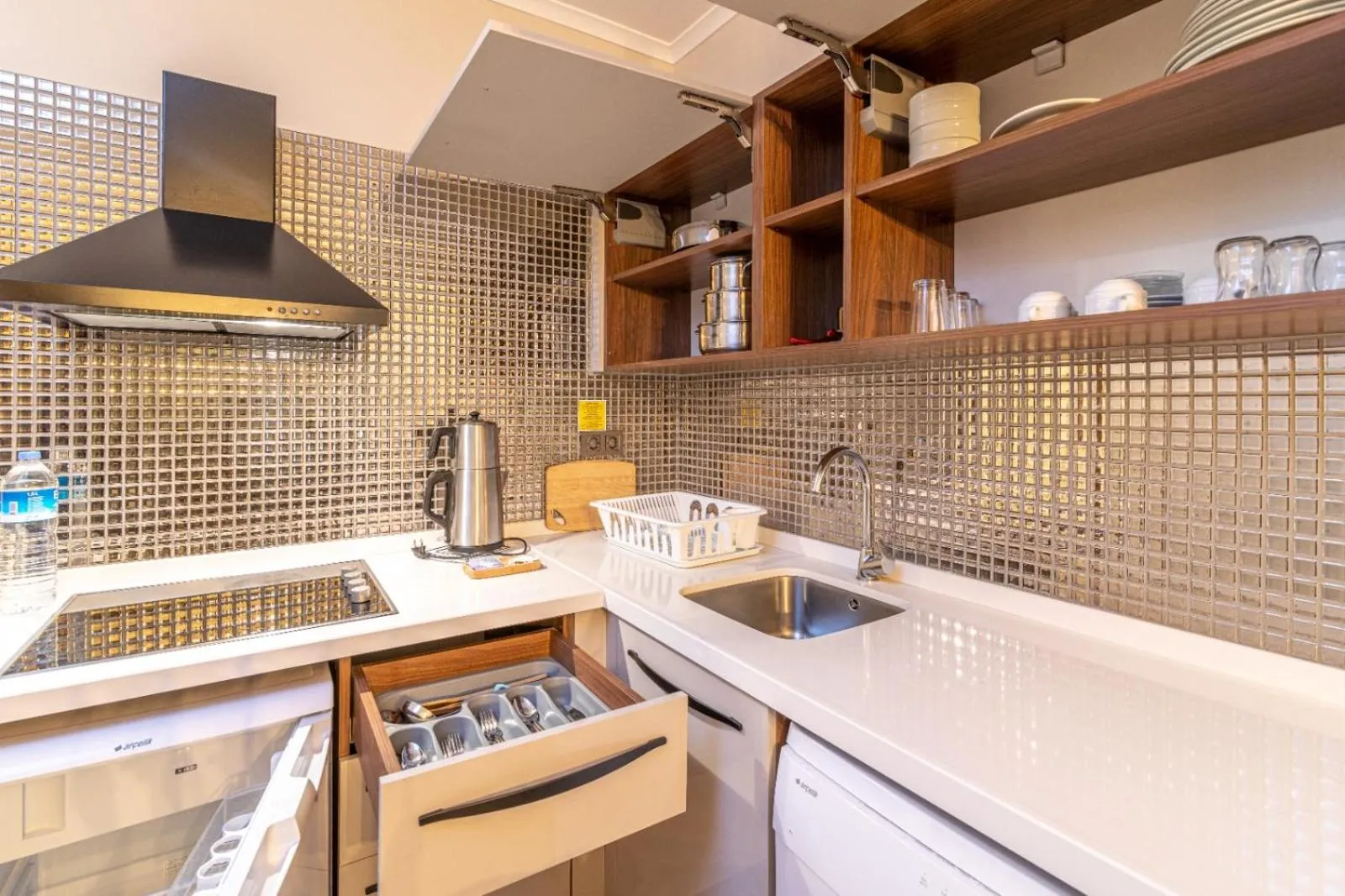 kitchen in Aforia Thermal Residences