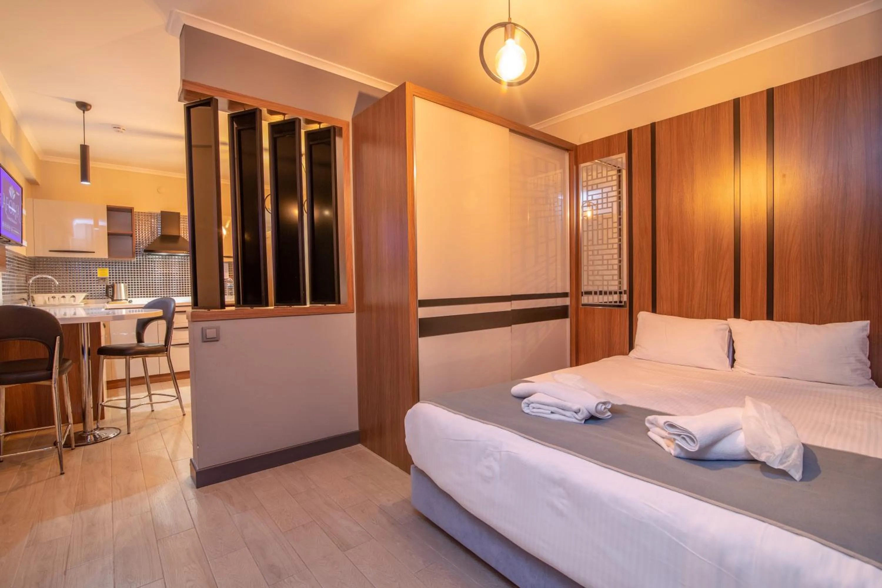 Bed in Aforia Thermal Residences