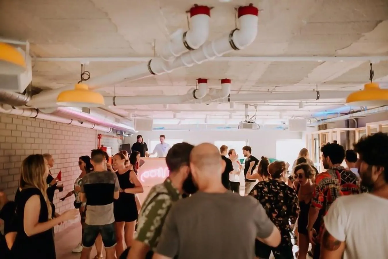 group of guests in Unite Hostel Barcelona