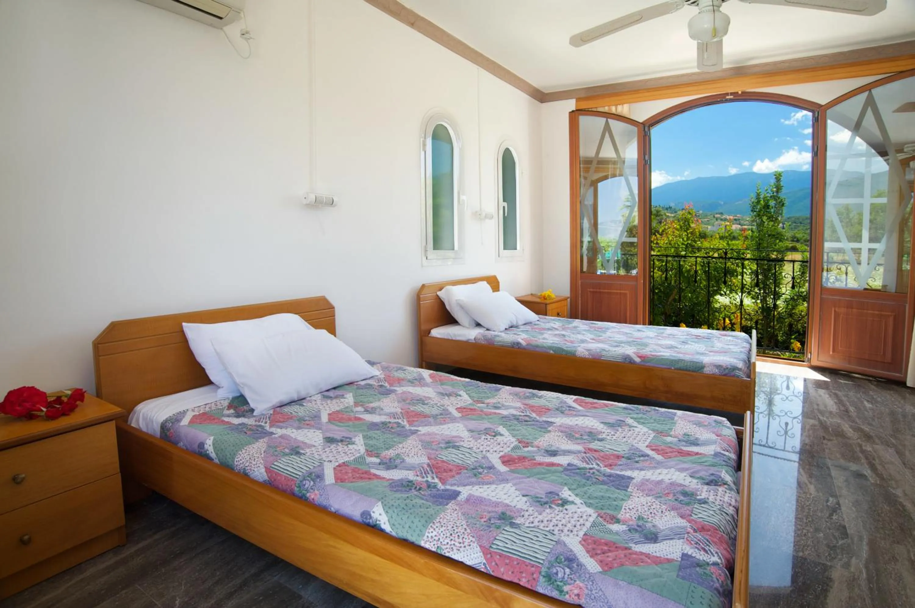 Bedroom, Bed in Nikos Studios and Apartments