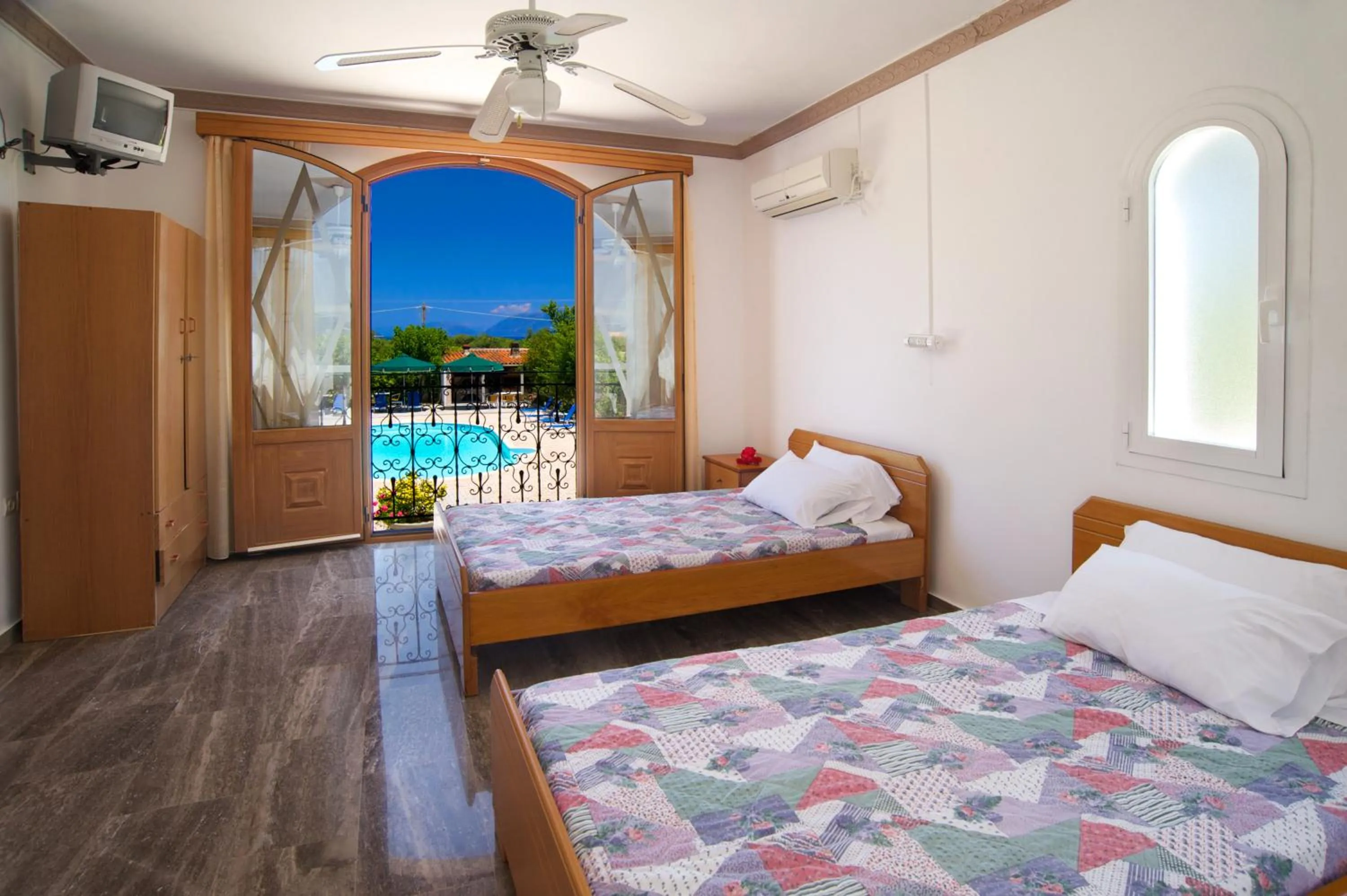 Bedroom, Bed in Nikos Studios and Apartments