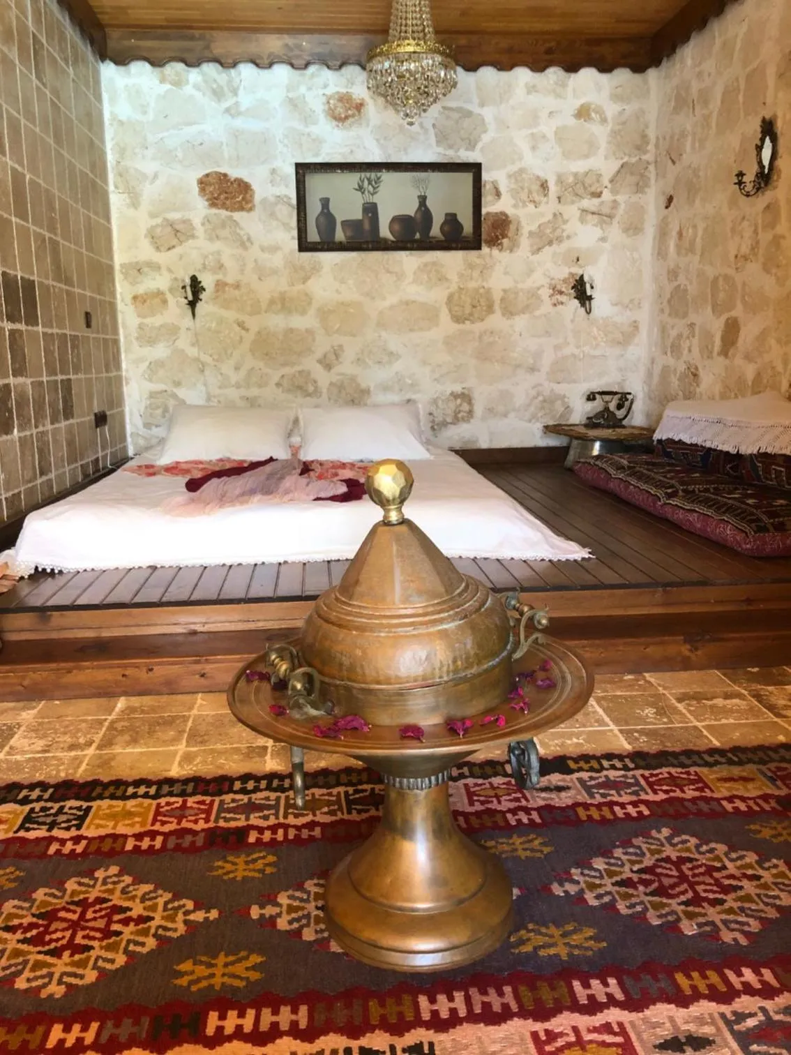 Bed in Likya Yolu Palas Hotel