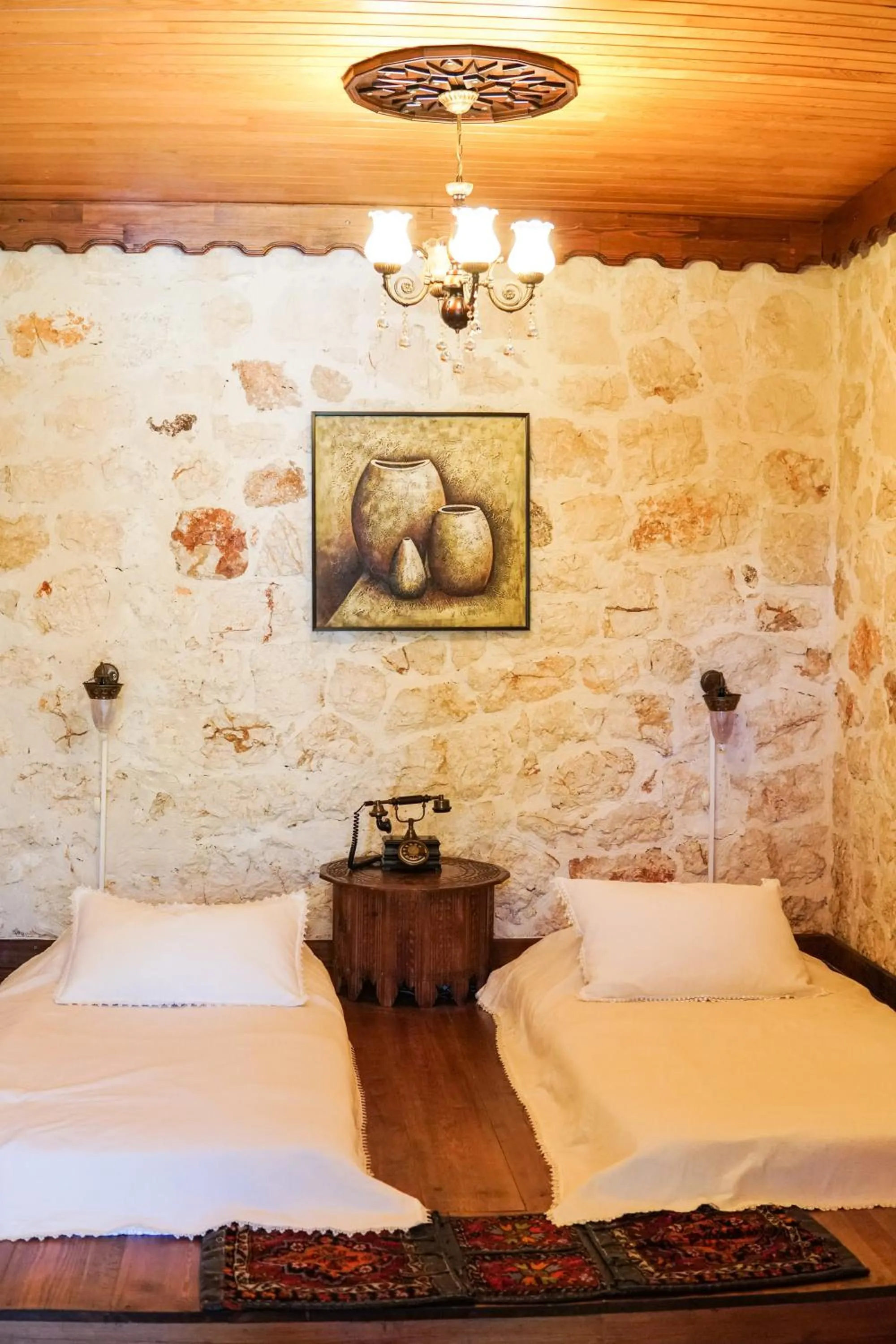 Bed in Likya Yolu Palas Hotel