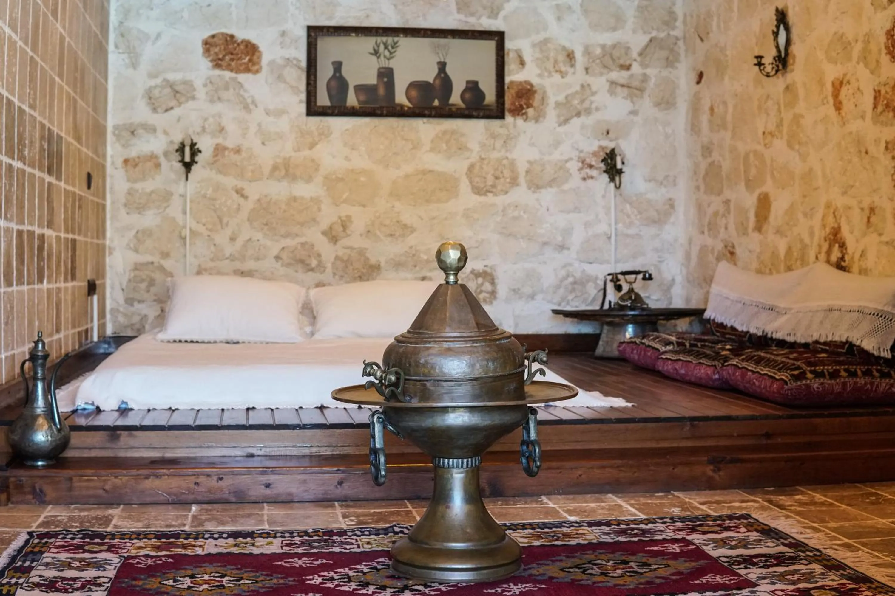 Bed in Likya Yolu Palas Hotel