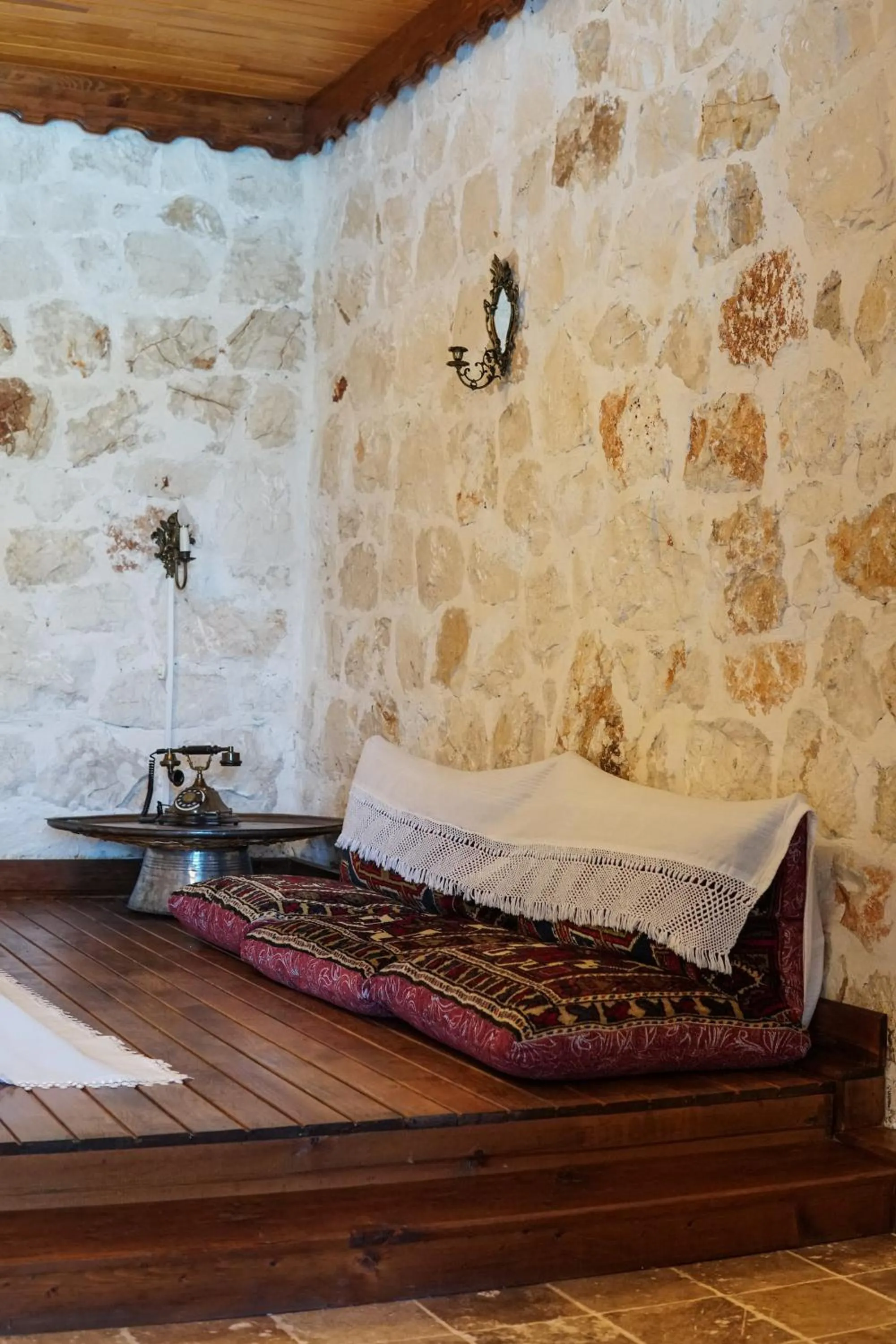 Bed in Likya Yolu Palas Hotel