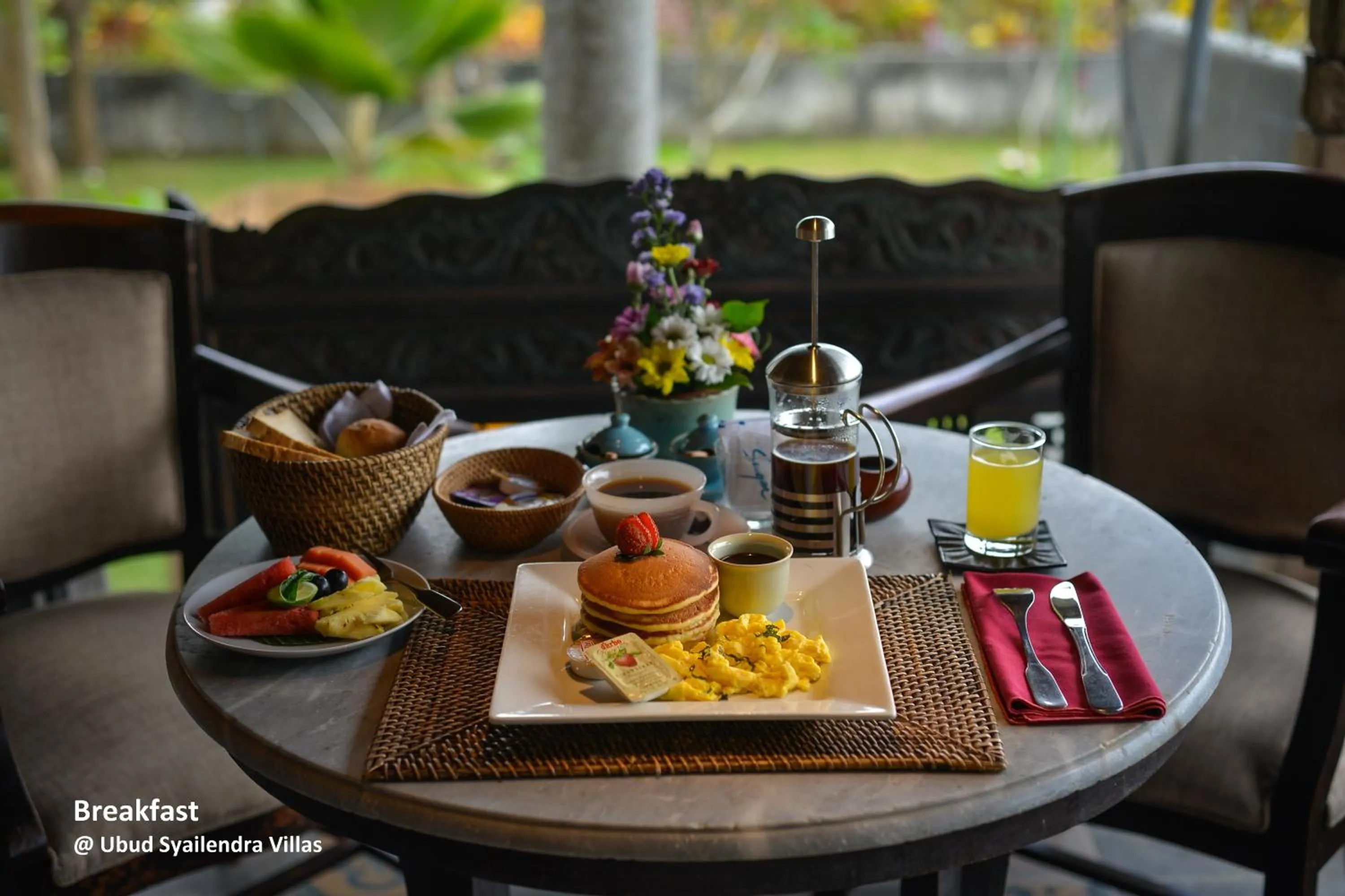 Food and drinks in Ubud Syailendra Villas