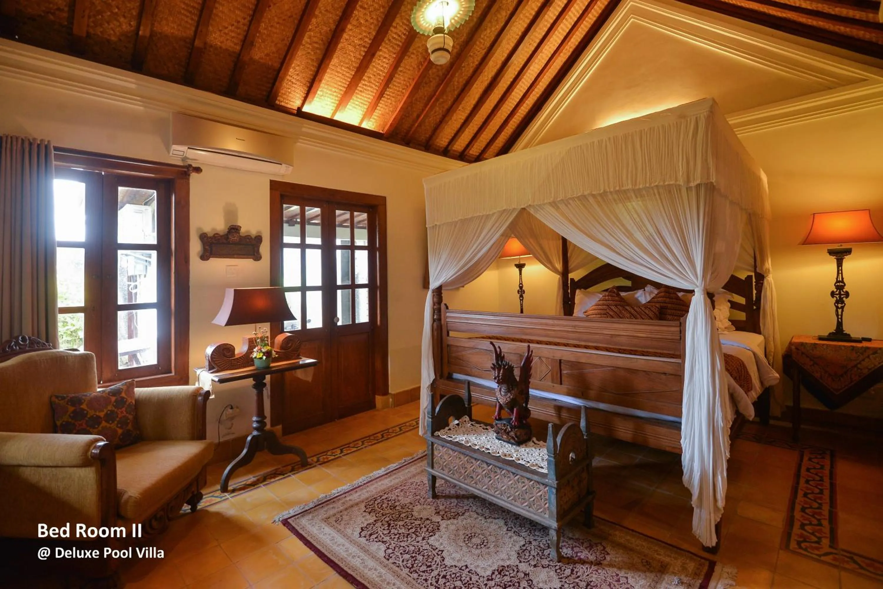 Bed in Ubud Syailendra Villas