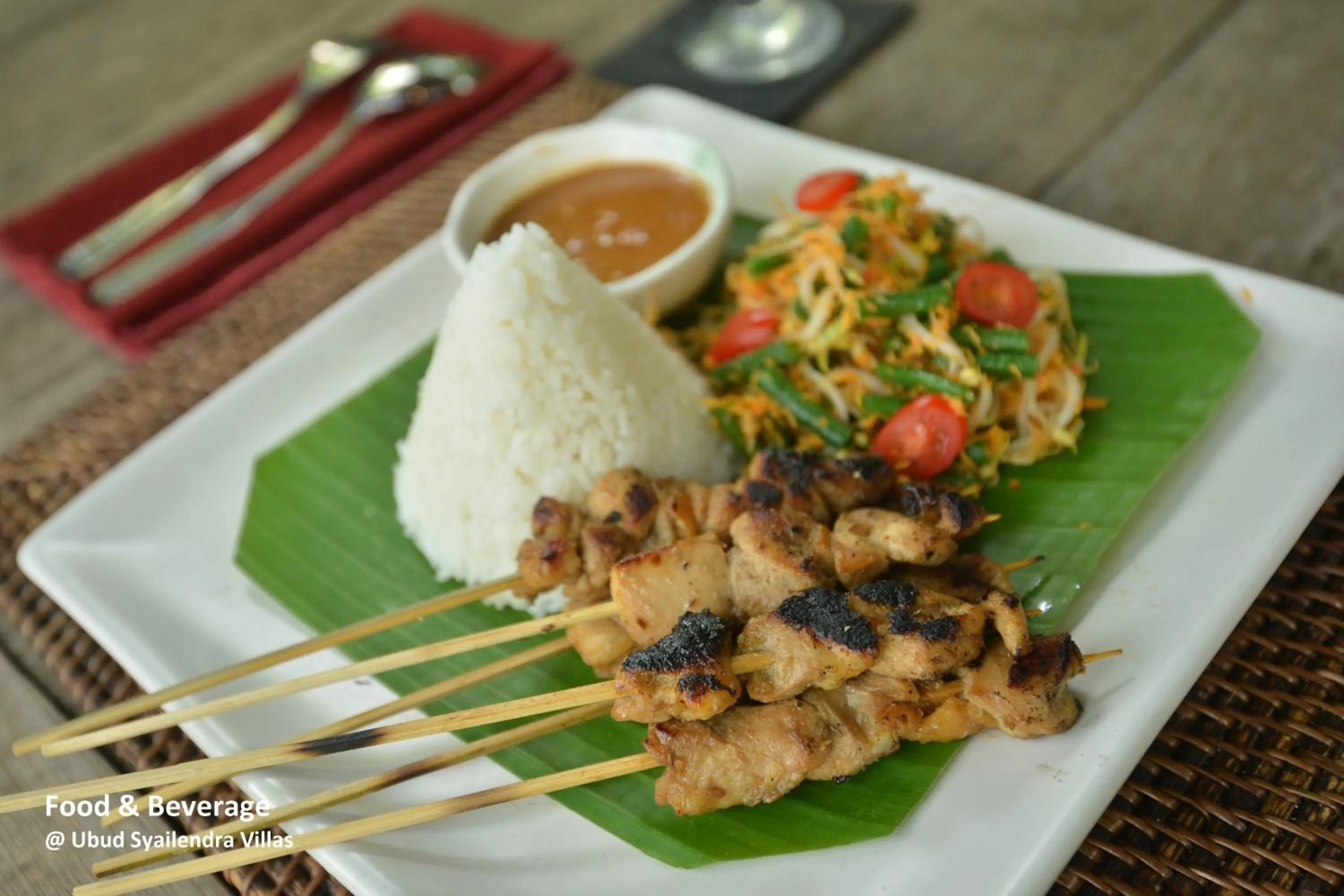 Food and drinks in Ubud Syailendra Villas