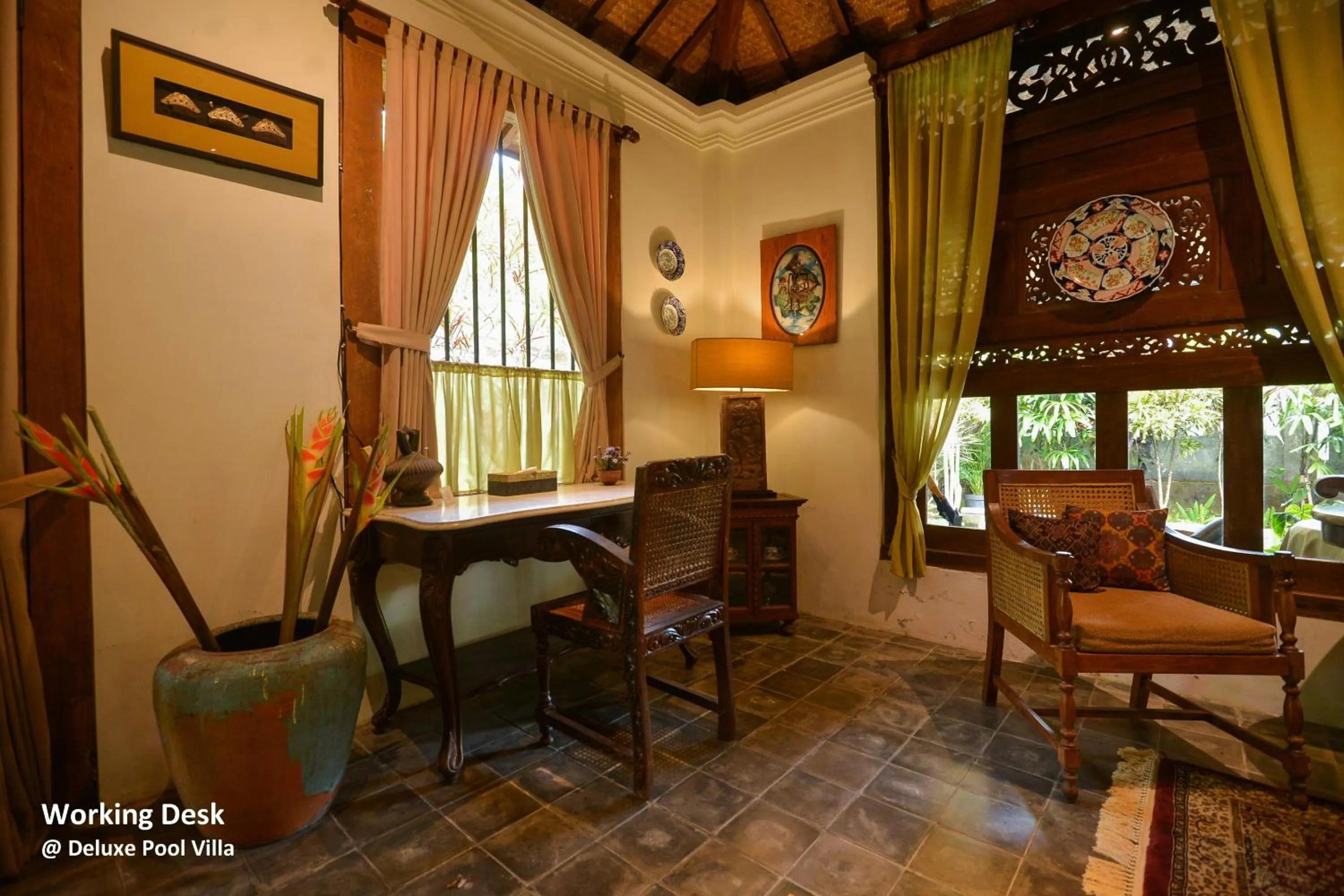 Living room in Ubud Syailendra Villas