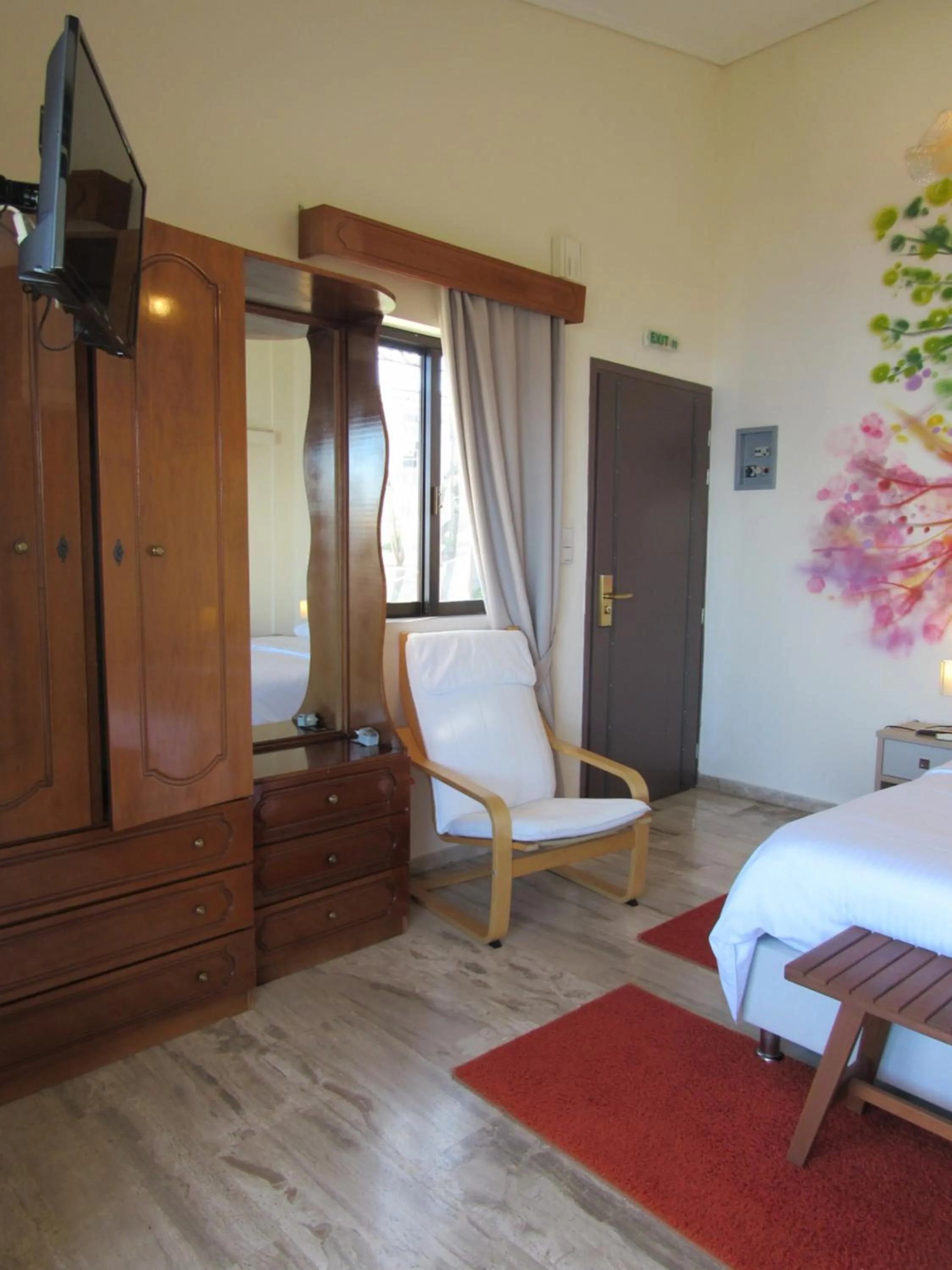 Bed in Kallisto studios