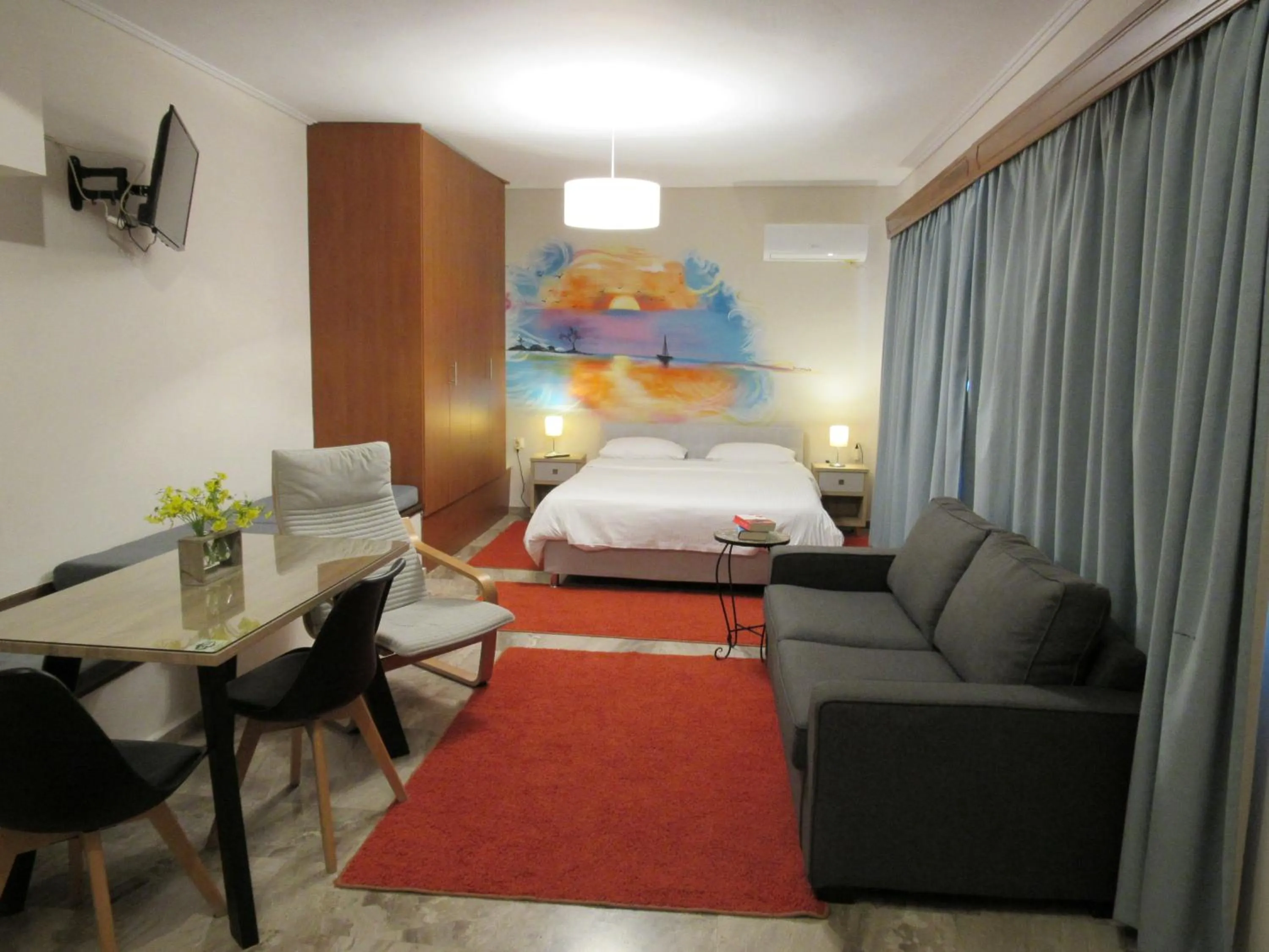 Bed in Kallisto studios