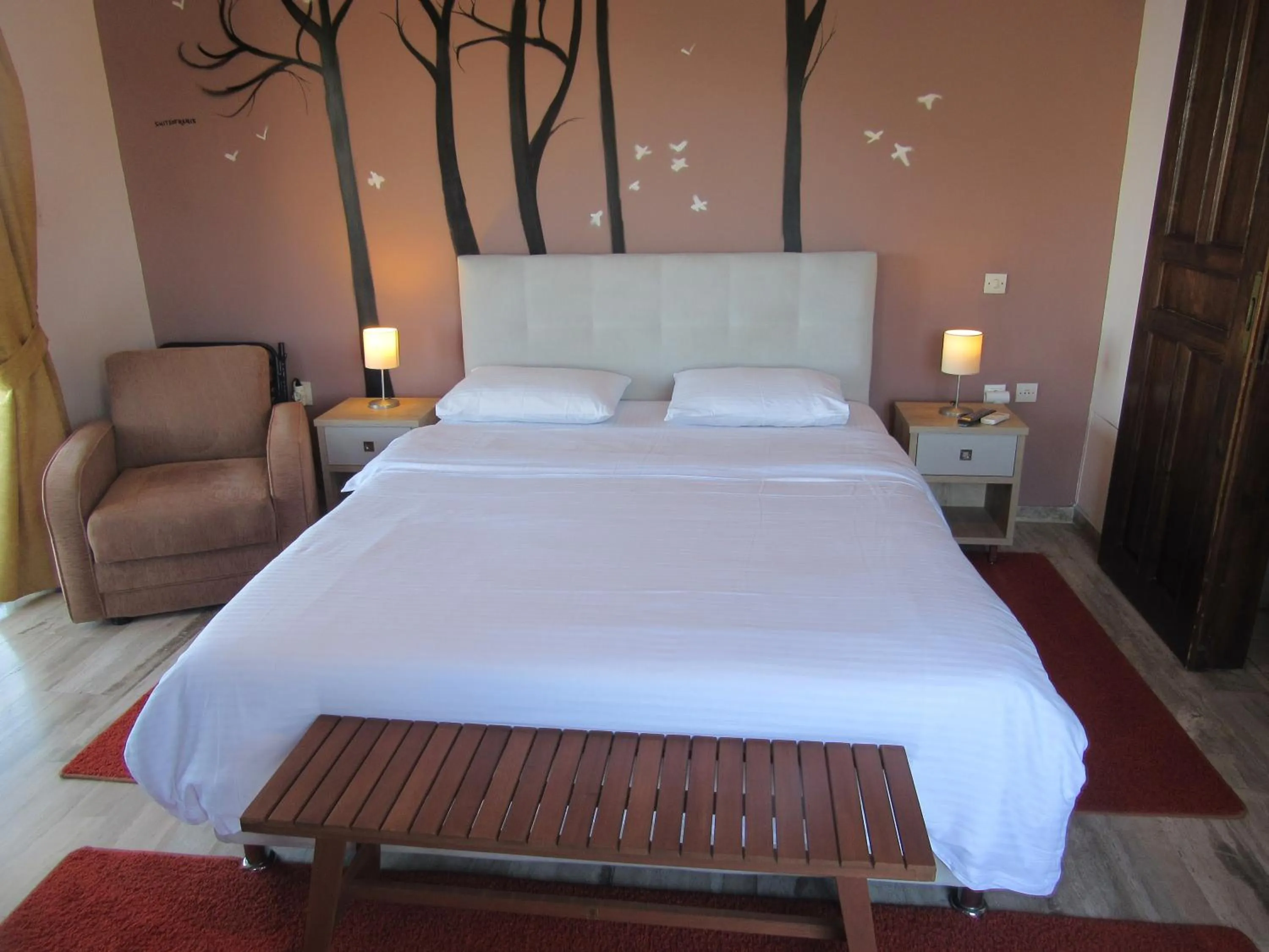 Bed in Kallisto studios