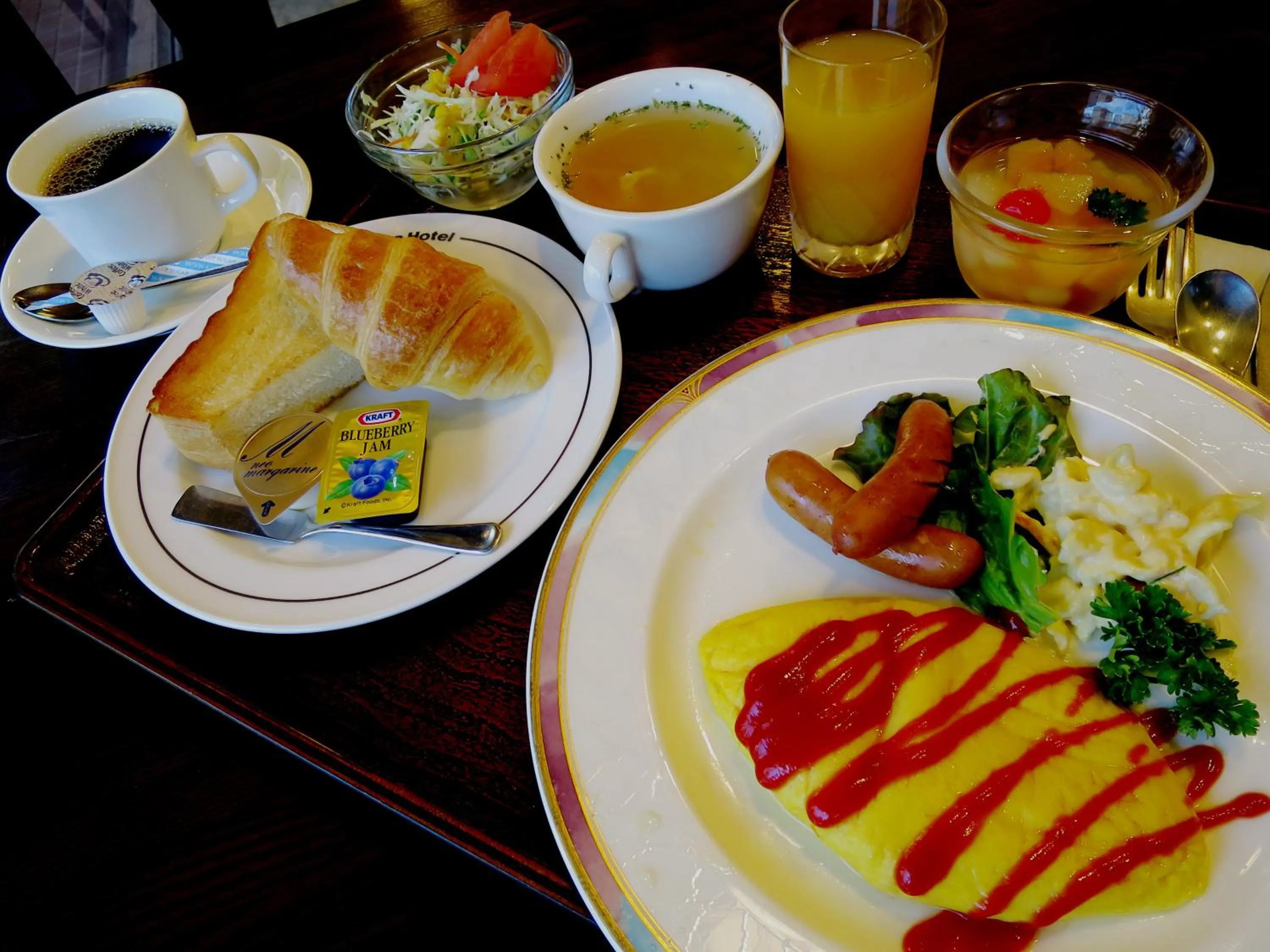 Food close-up in Sun Palace Hotel