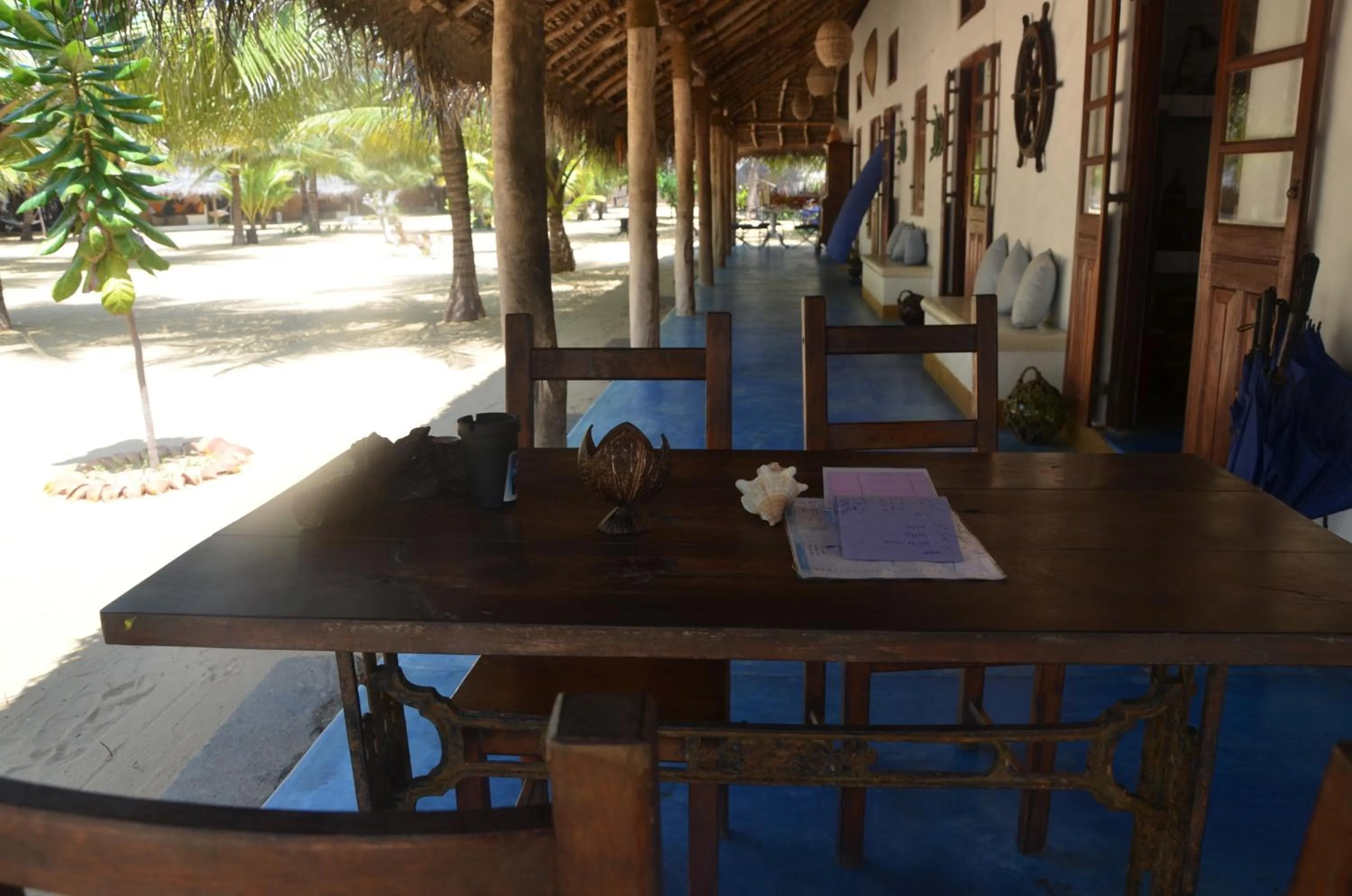 Patio in Dolphin Beach Resort