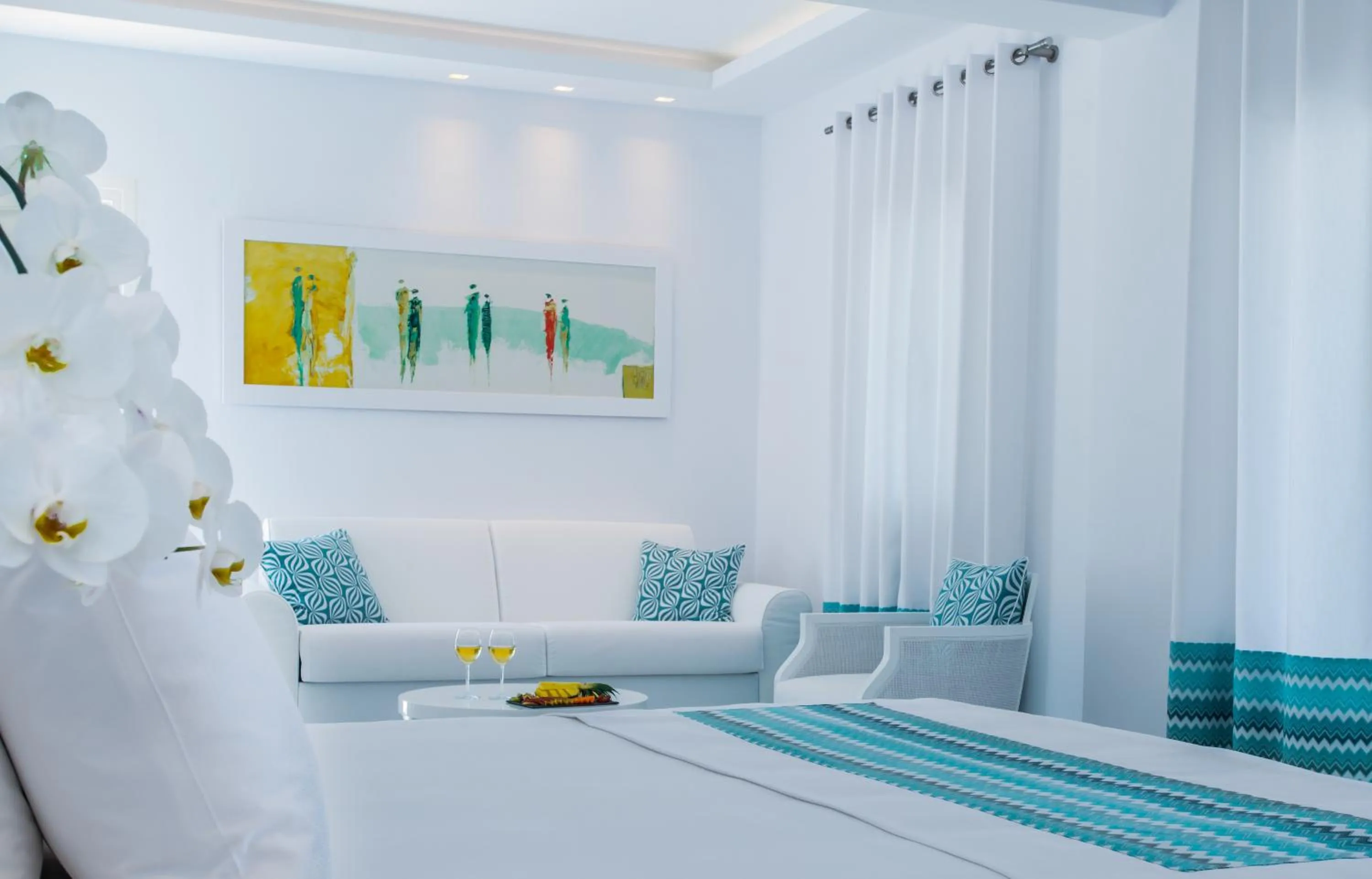 Seating area, Bed in DeLight Boutique Hotel - Small Luxury Hotels of the World