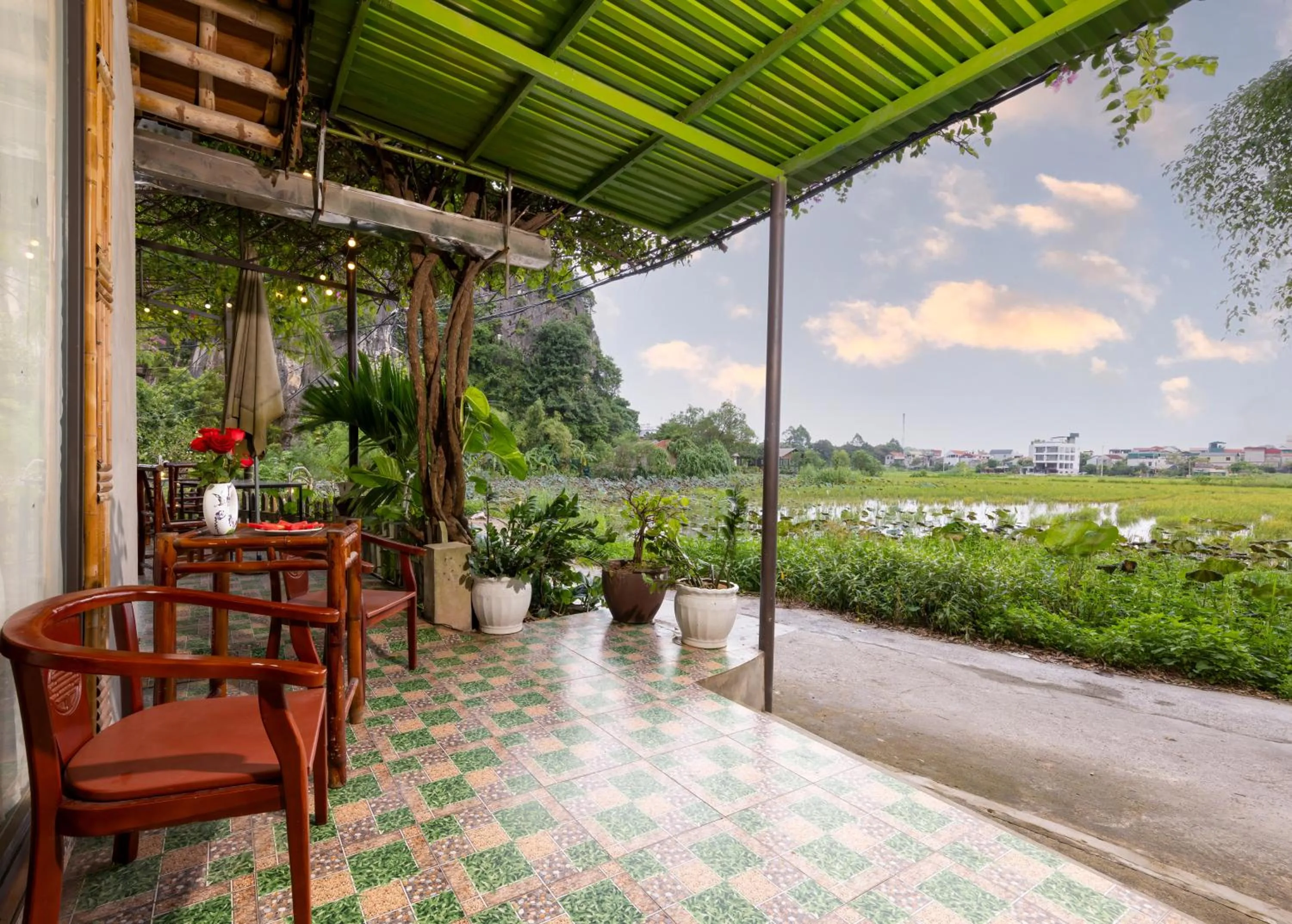 Patio in Eco Field Nest Tam Coc