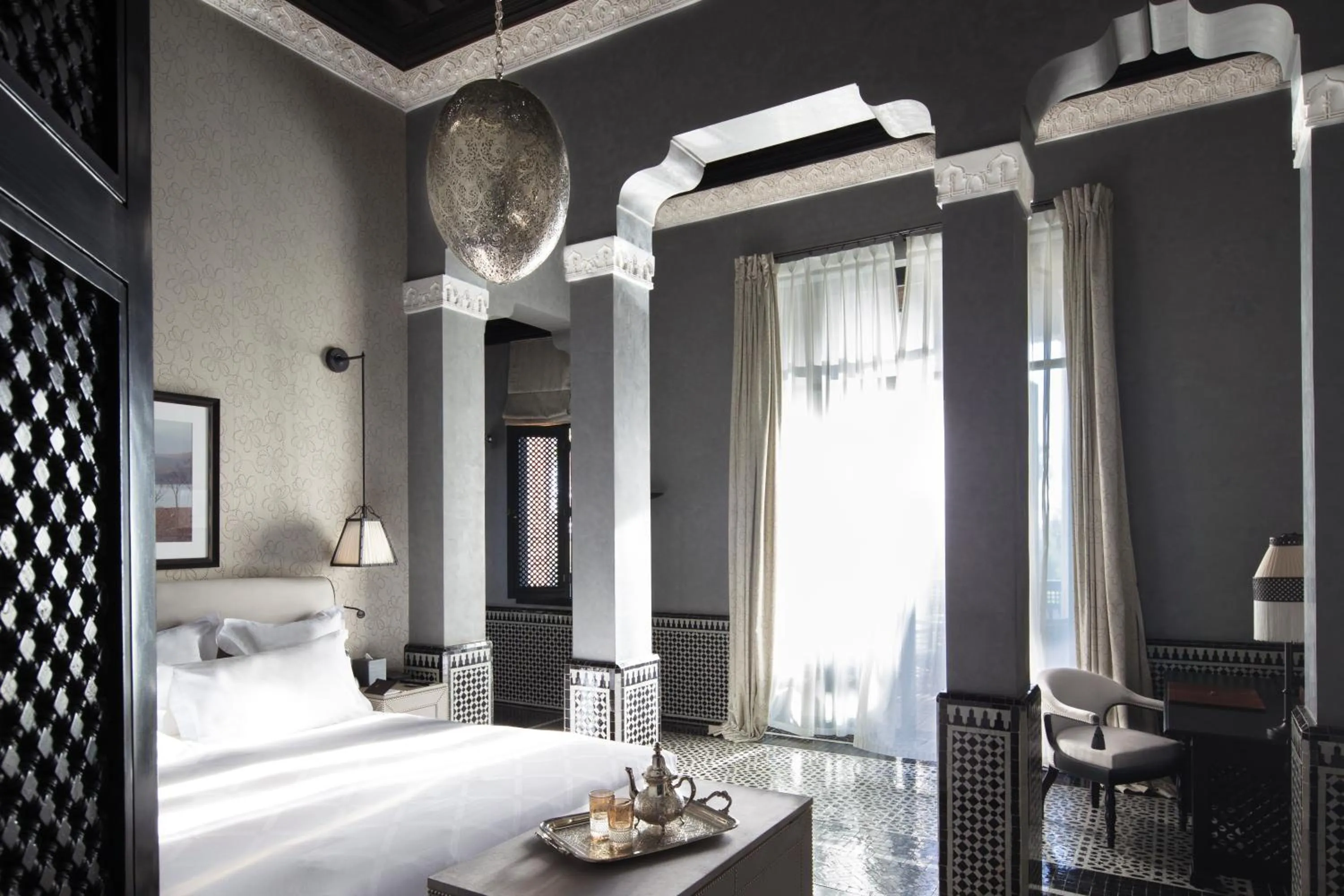 Bedroom, Bed in Selman Marrakech
