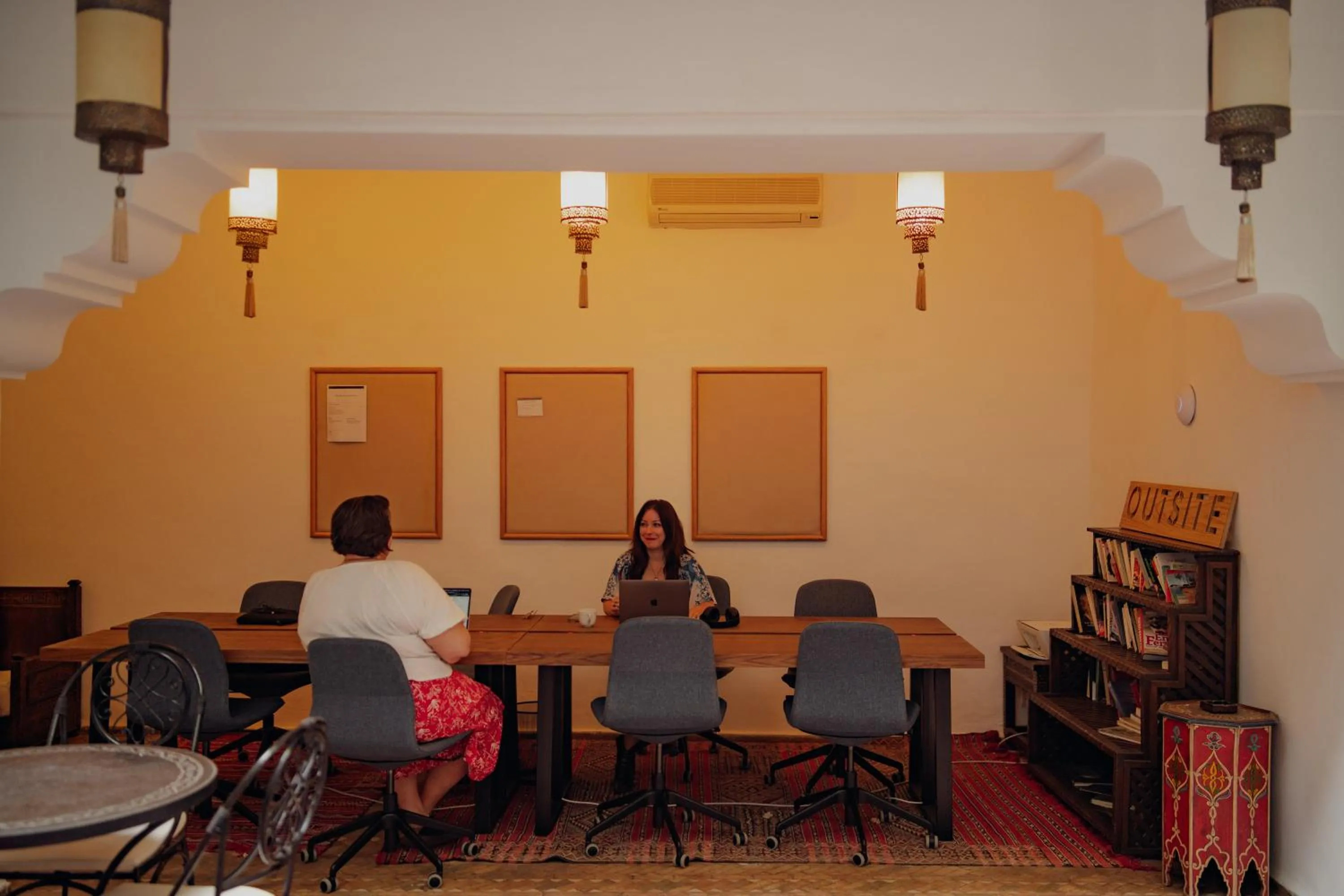 Seating area in Outsite Marrakesh