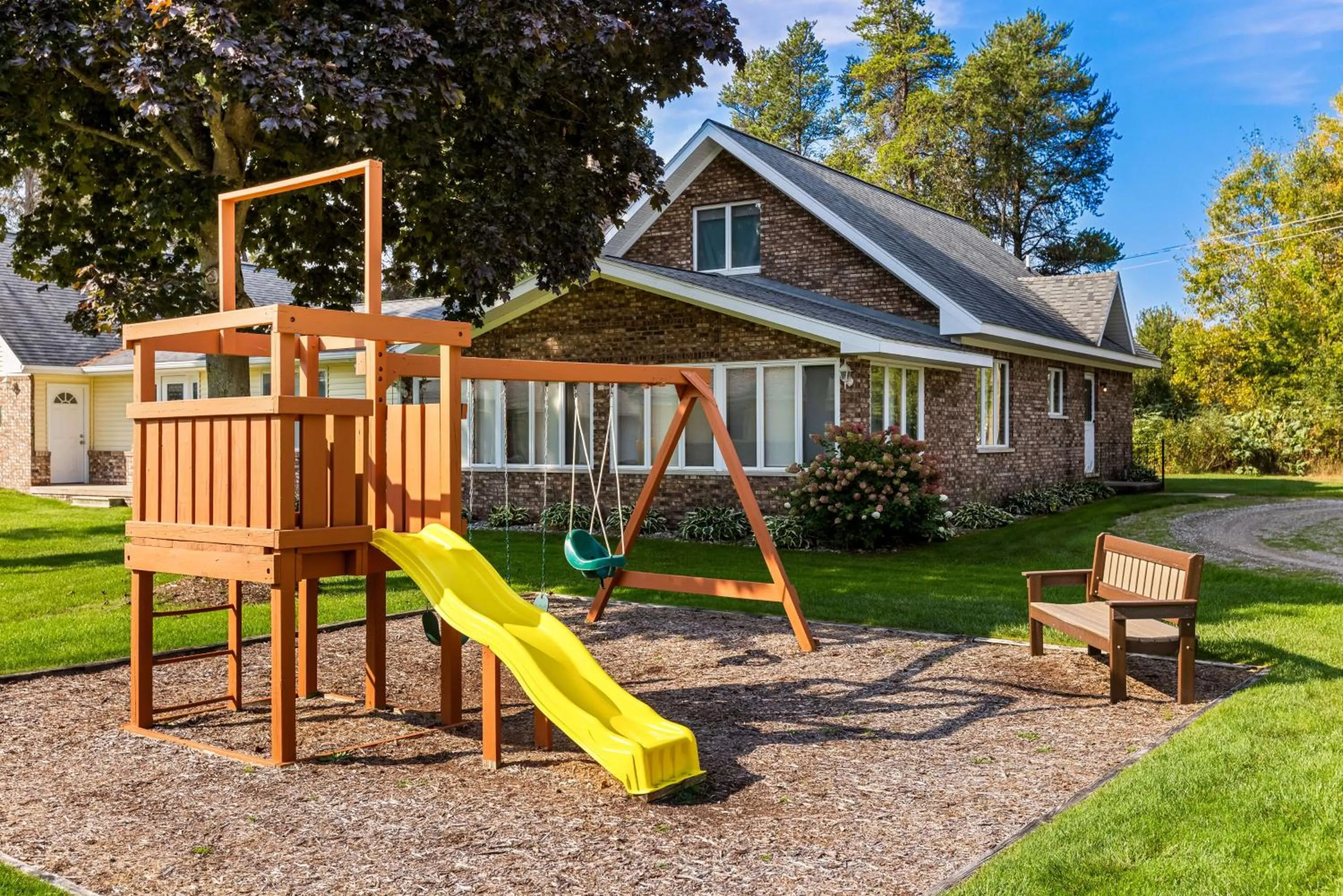 Children play ground in Best Western of Harbor Springs