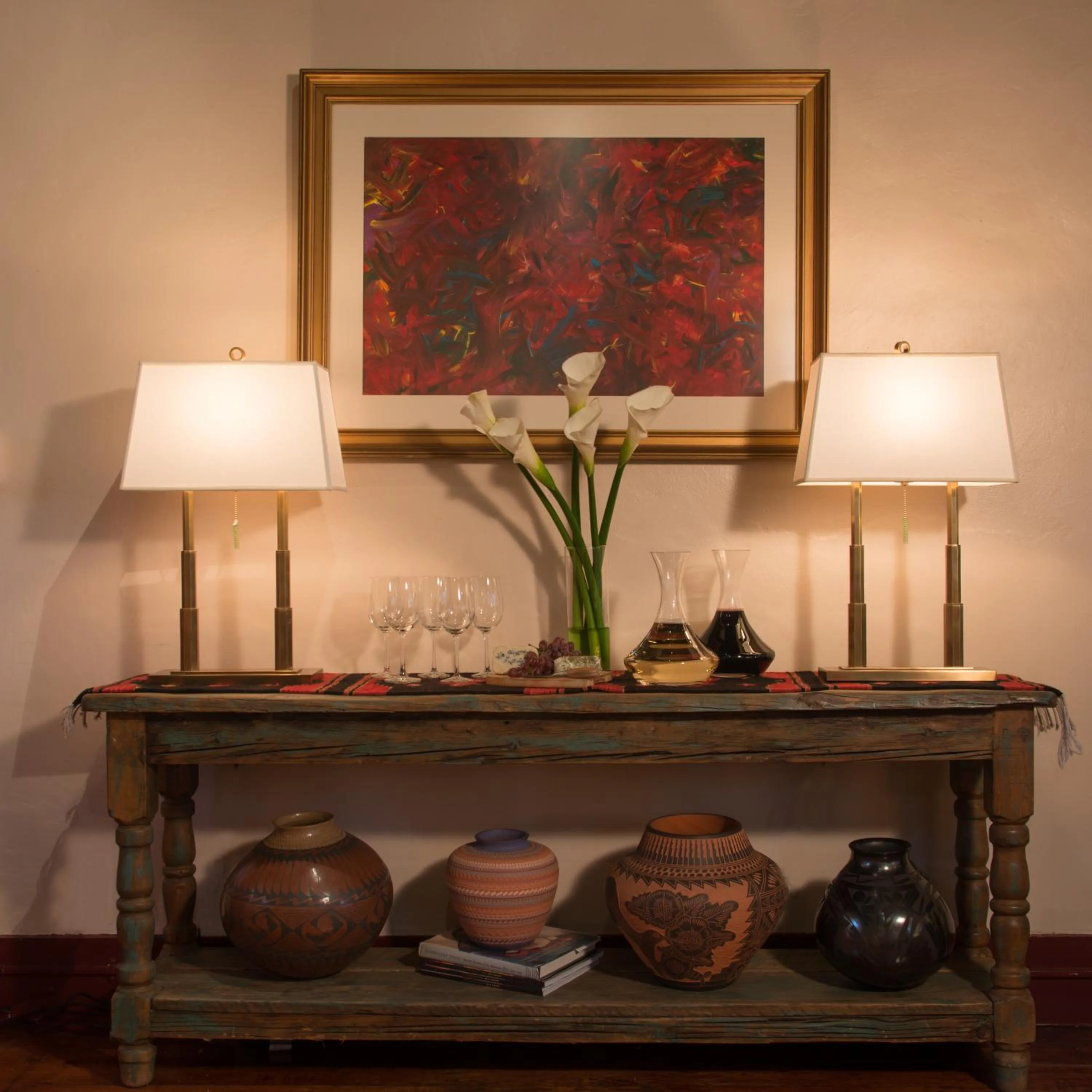 Living room in Inn of the Turquoise Bear